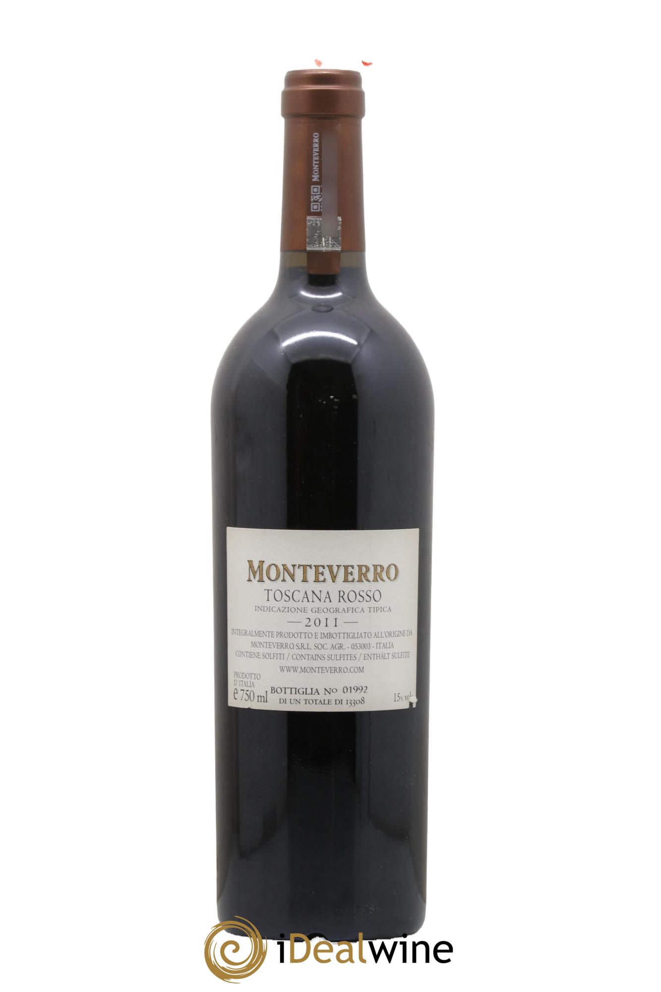 Italie Monteverro 2011 - Posten von 1 Flasche - 1