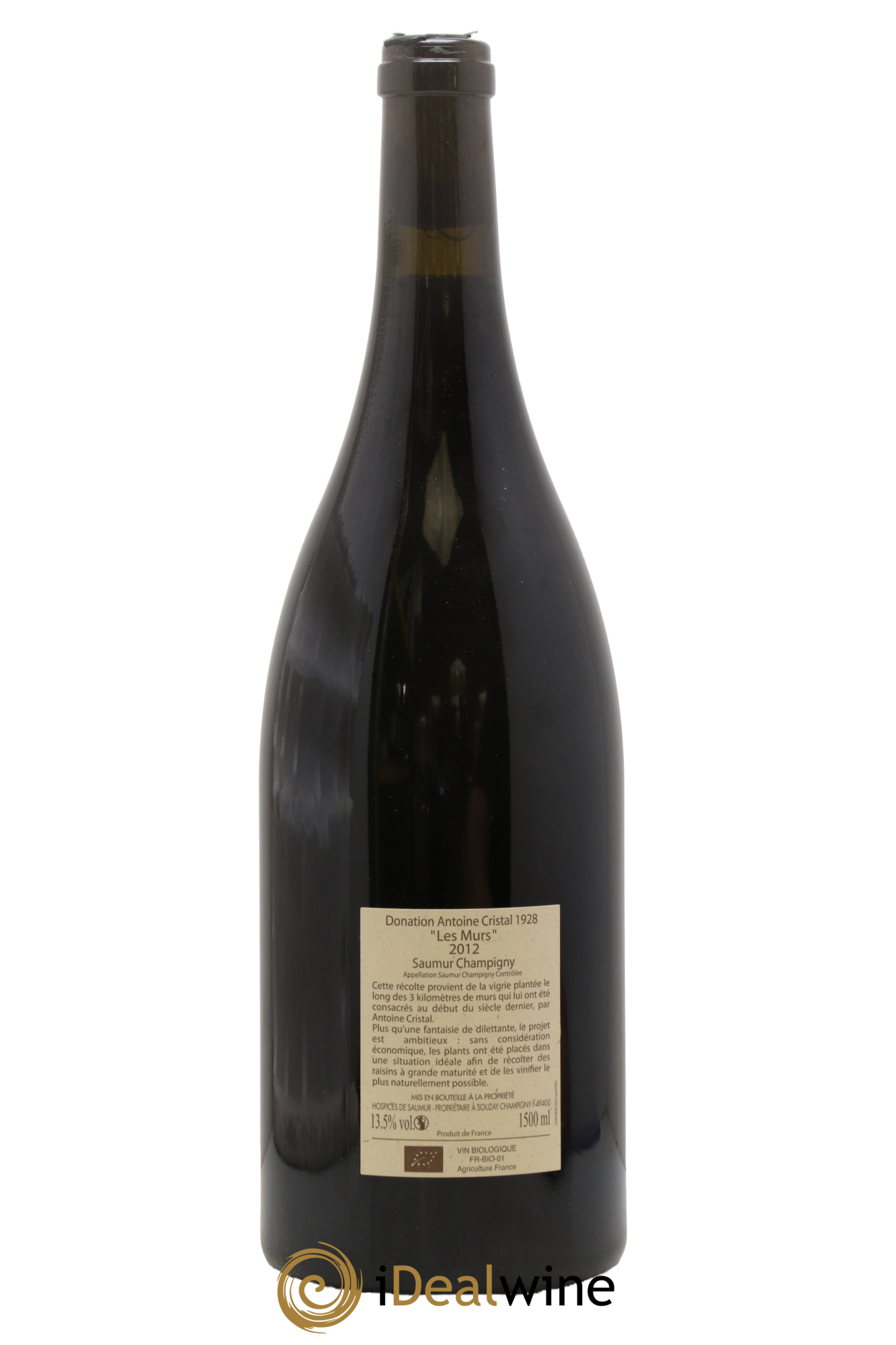 Saumur-Champigny Les Murs Clos Cristal (Domaine) 2012 - Lot de 1 magnum - 1