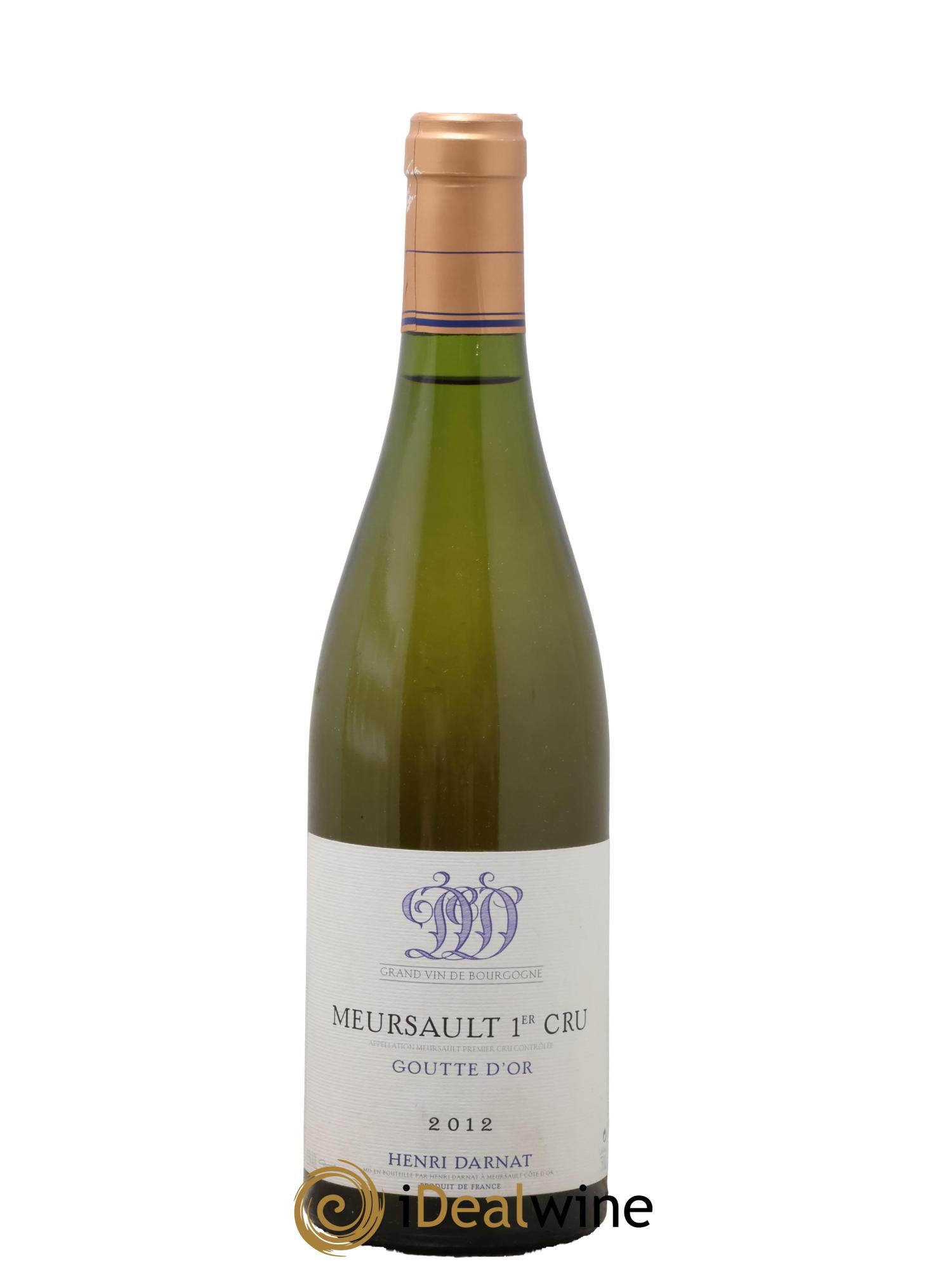 Meursault 1er Cru Goutte d'Or Henri Darnat 2012 - Lot of 1 bottle - 0