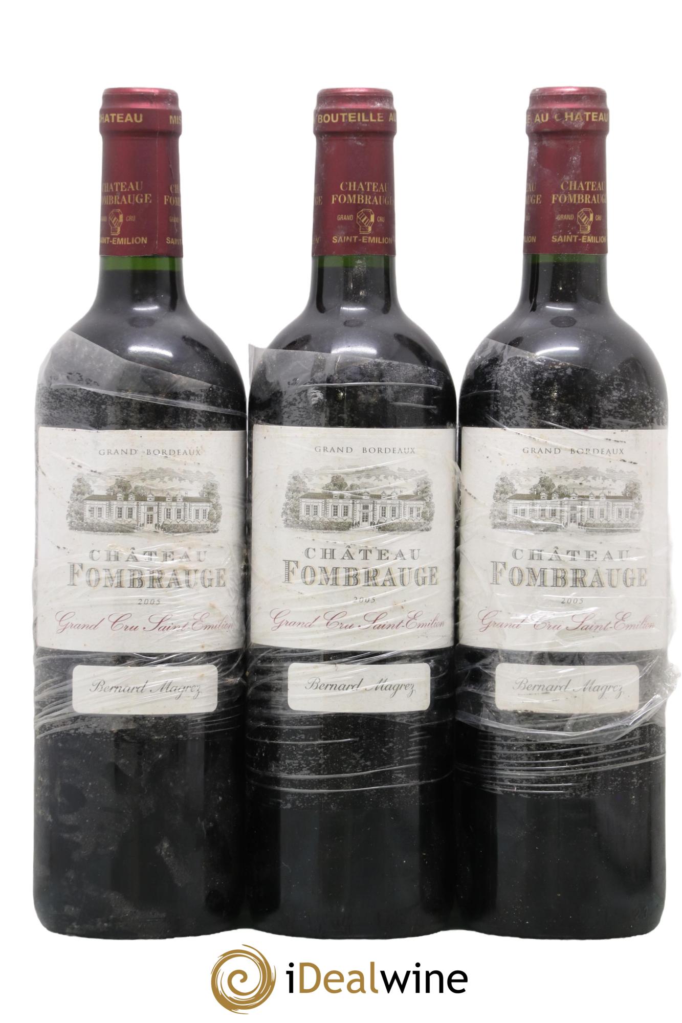 Château Fombrauge Grand Cru Classé 2005 - Posten von 3 Flaschen - 0