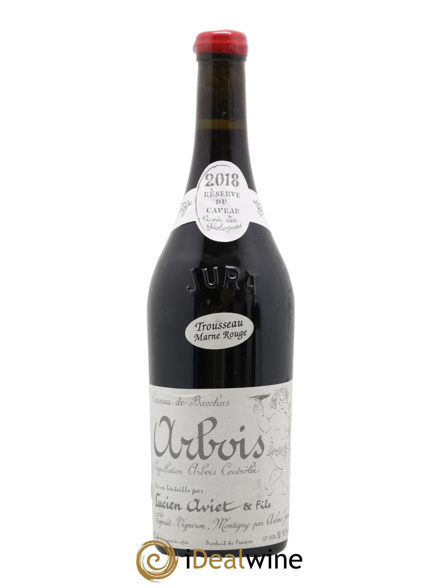 Arbois Trousseau Marne Rouge Cuvée des Géologues Lucien Aviet (Domaine) 2018 - Lot de 1 bouteille - 0