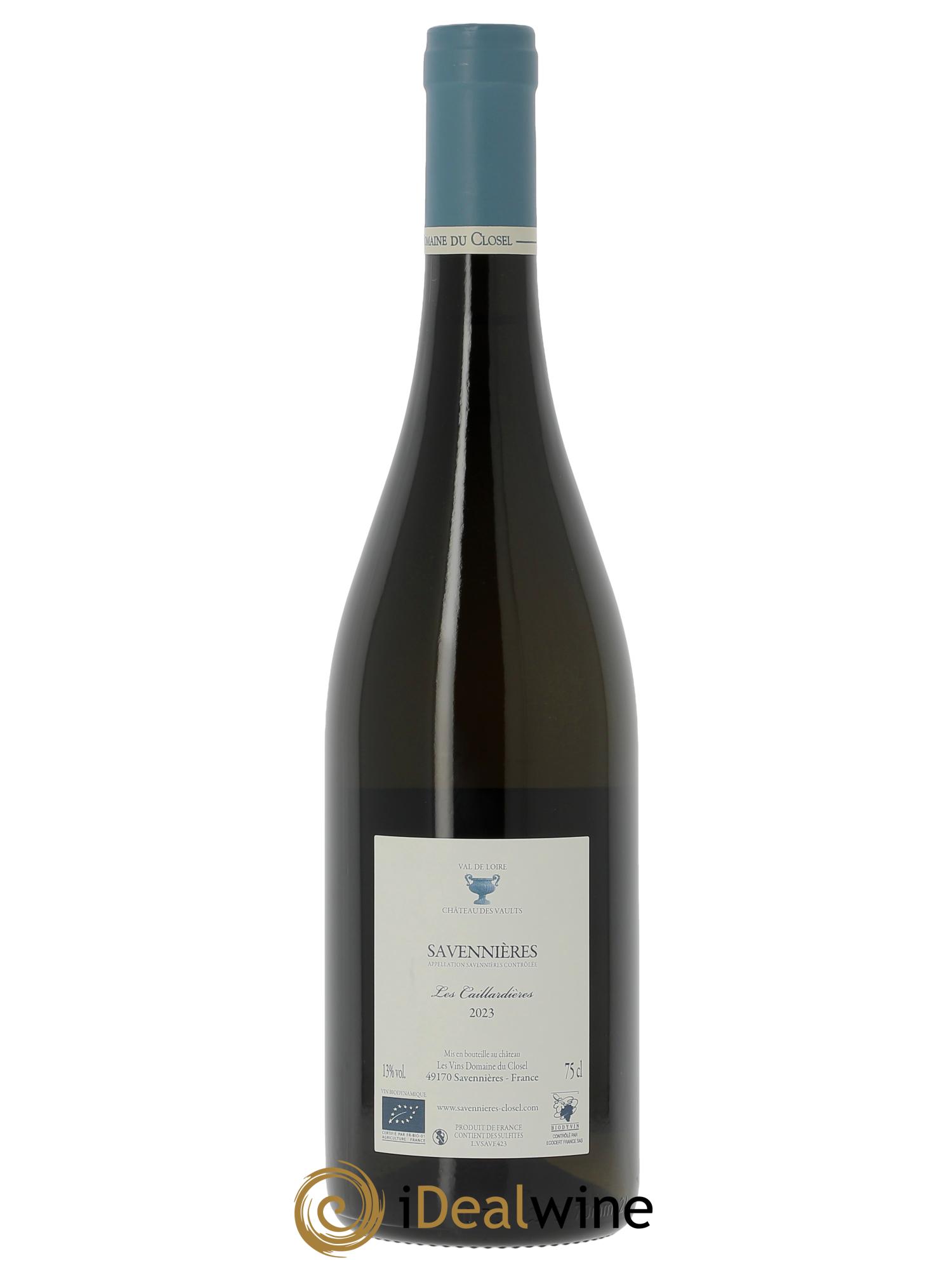 Savennières Les Caillardières Domaine du Closel 2023 - Lotto di 1 bottiglia - 1