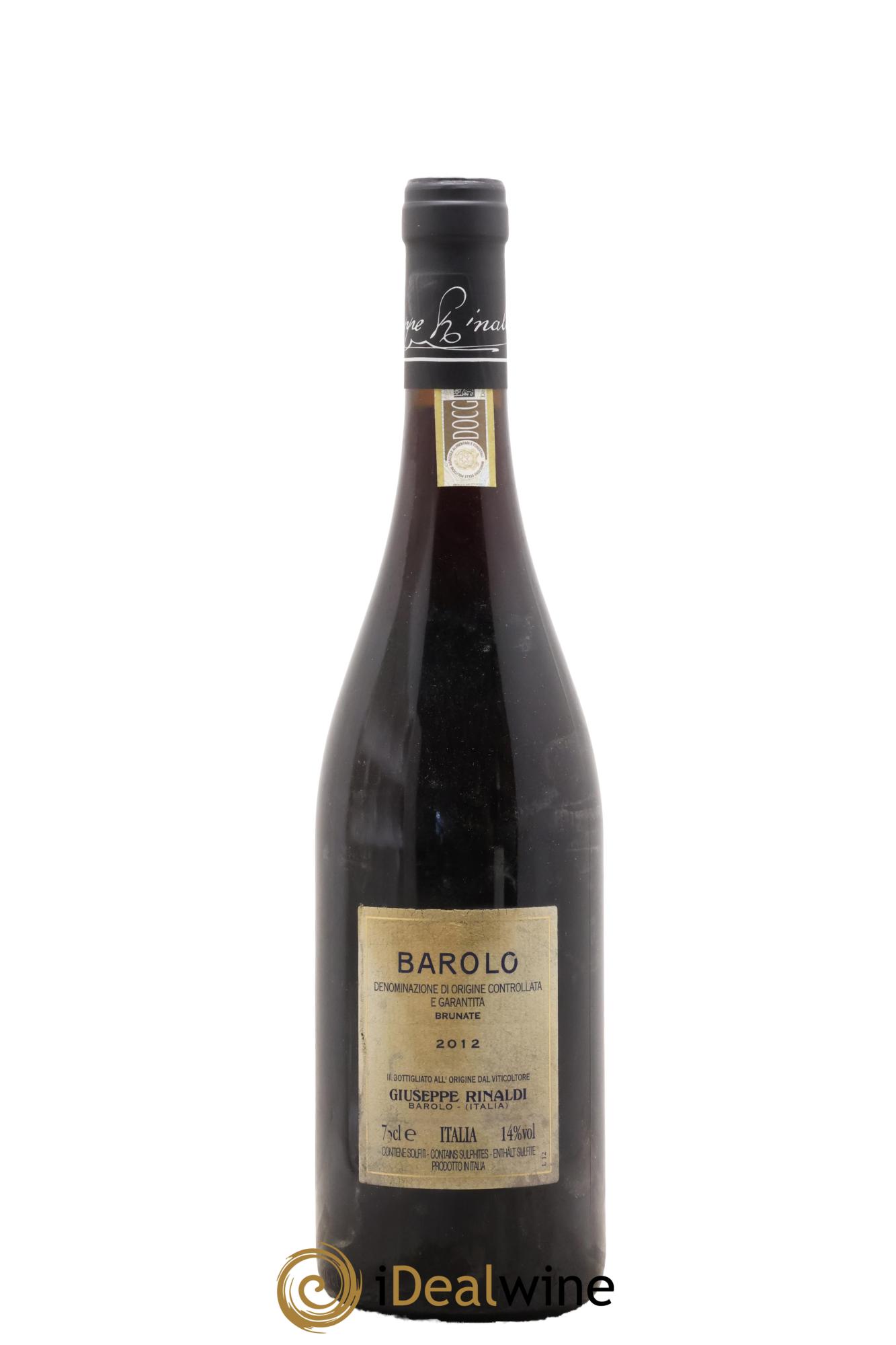 Barolo DOCG Brunate Giuseppe Rinaldi 2012 - Lotto di 1 bottiglia - 1