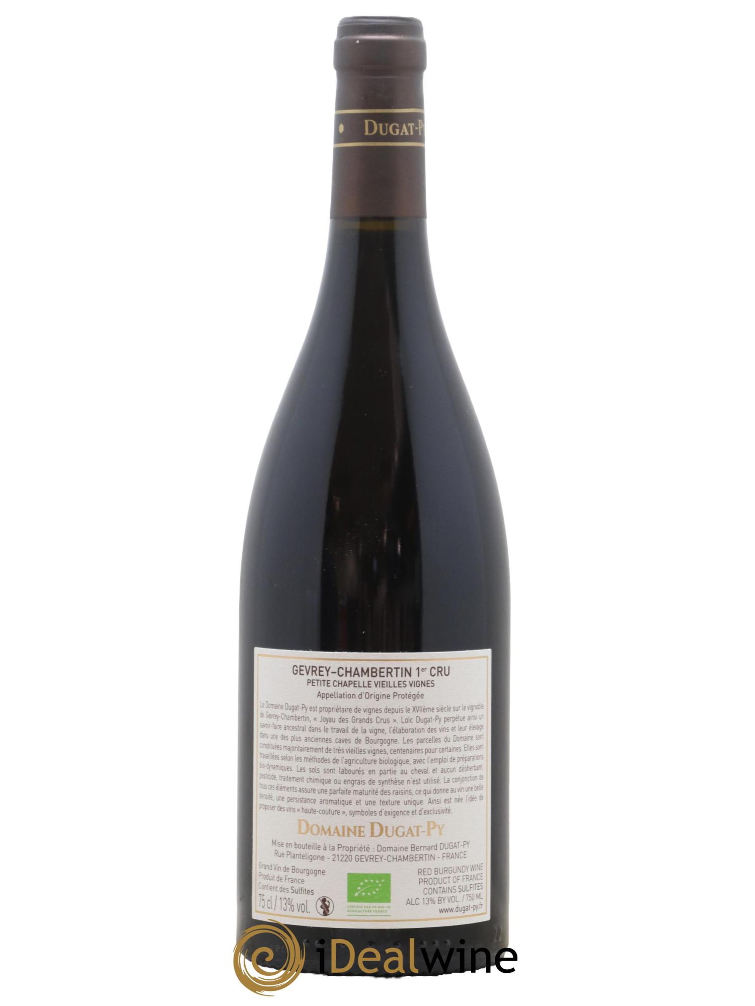 Gevrey-Chambertin 1er Cru Petite Chapelle Vieilles Vignes Dugat-Py 2018 - Lot de 1 bouteille - 1
