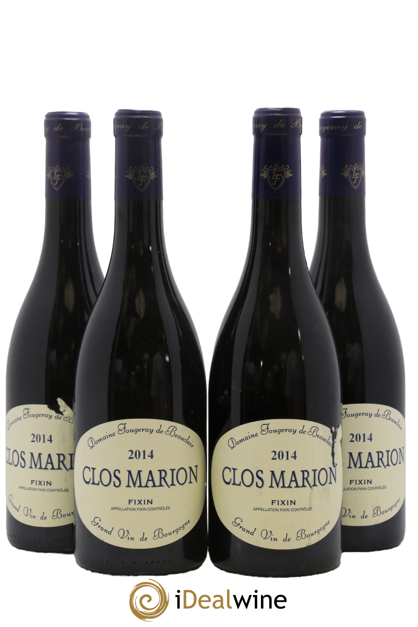 Fixin Clos Marion Fougeray de Beauclair 2014 - Lot de 4 bouteilles - 0