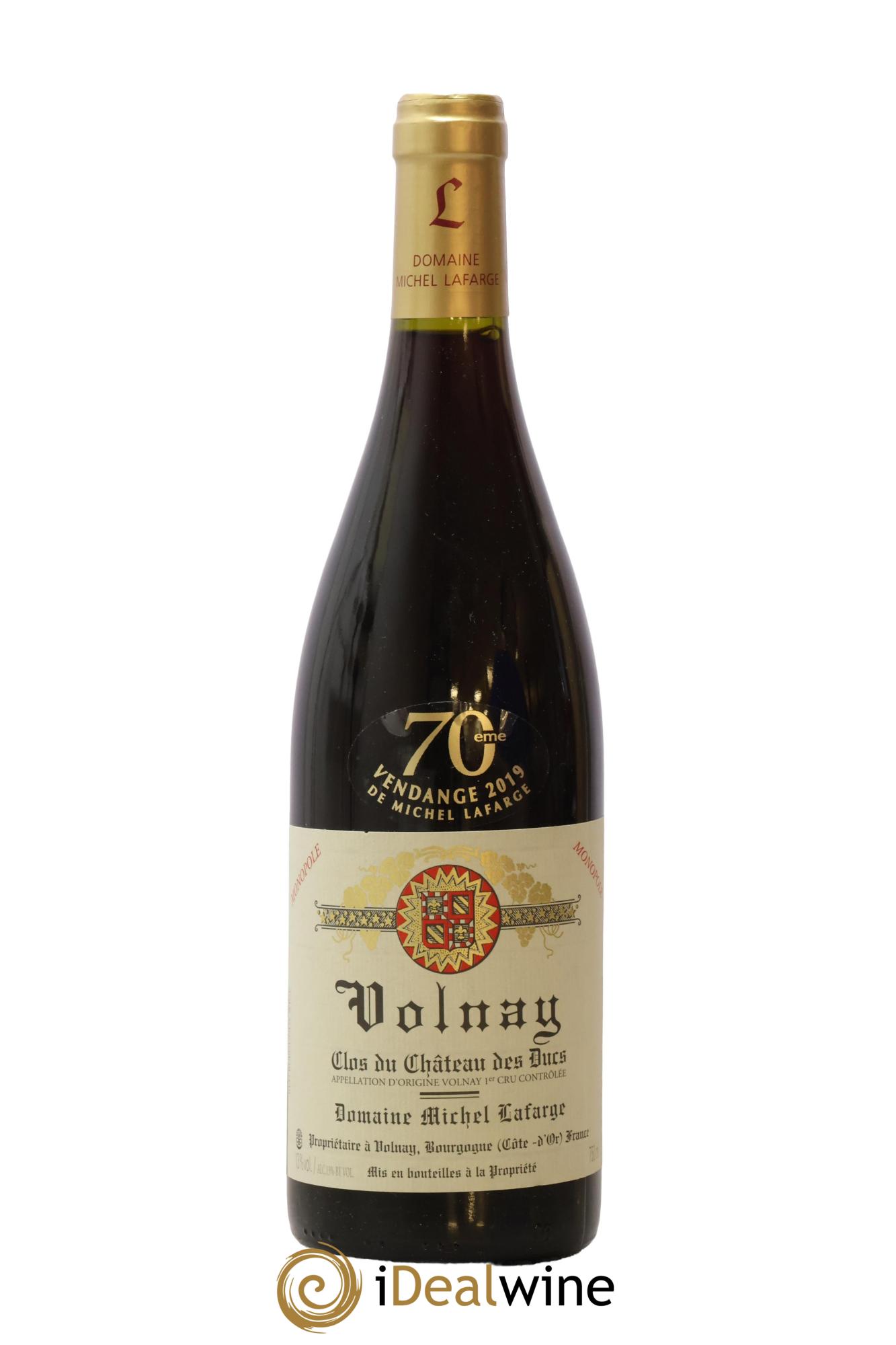 Volnay 1er Cru Clos du Château des Ducs Lafarge (Domaine) 2019 - Lot de 1 bouteille - 0