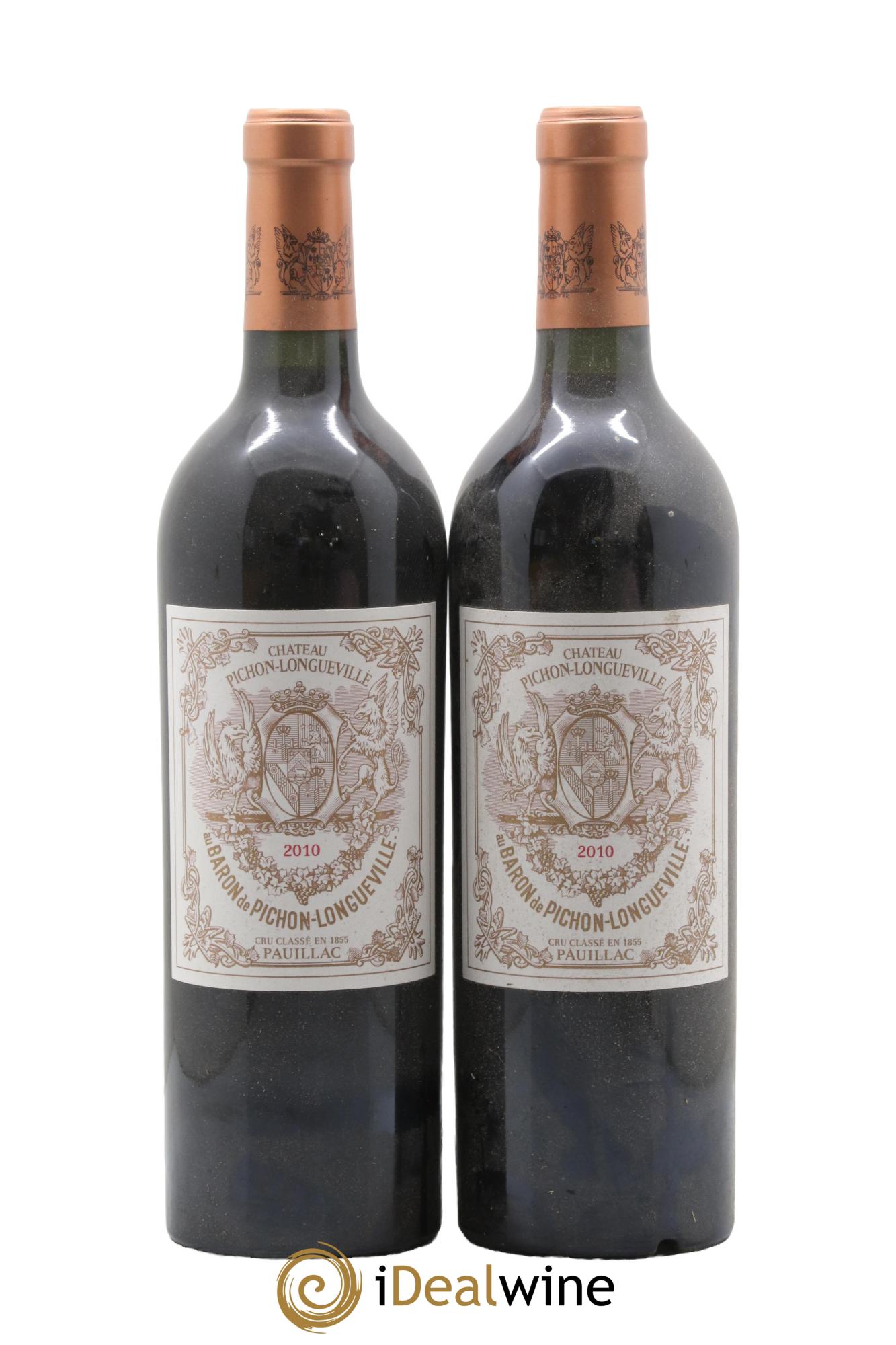 Pichon Longueville Baron 2ème Grand Cru Classé 2010 - Lot de 2 bouteilles - 0