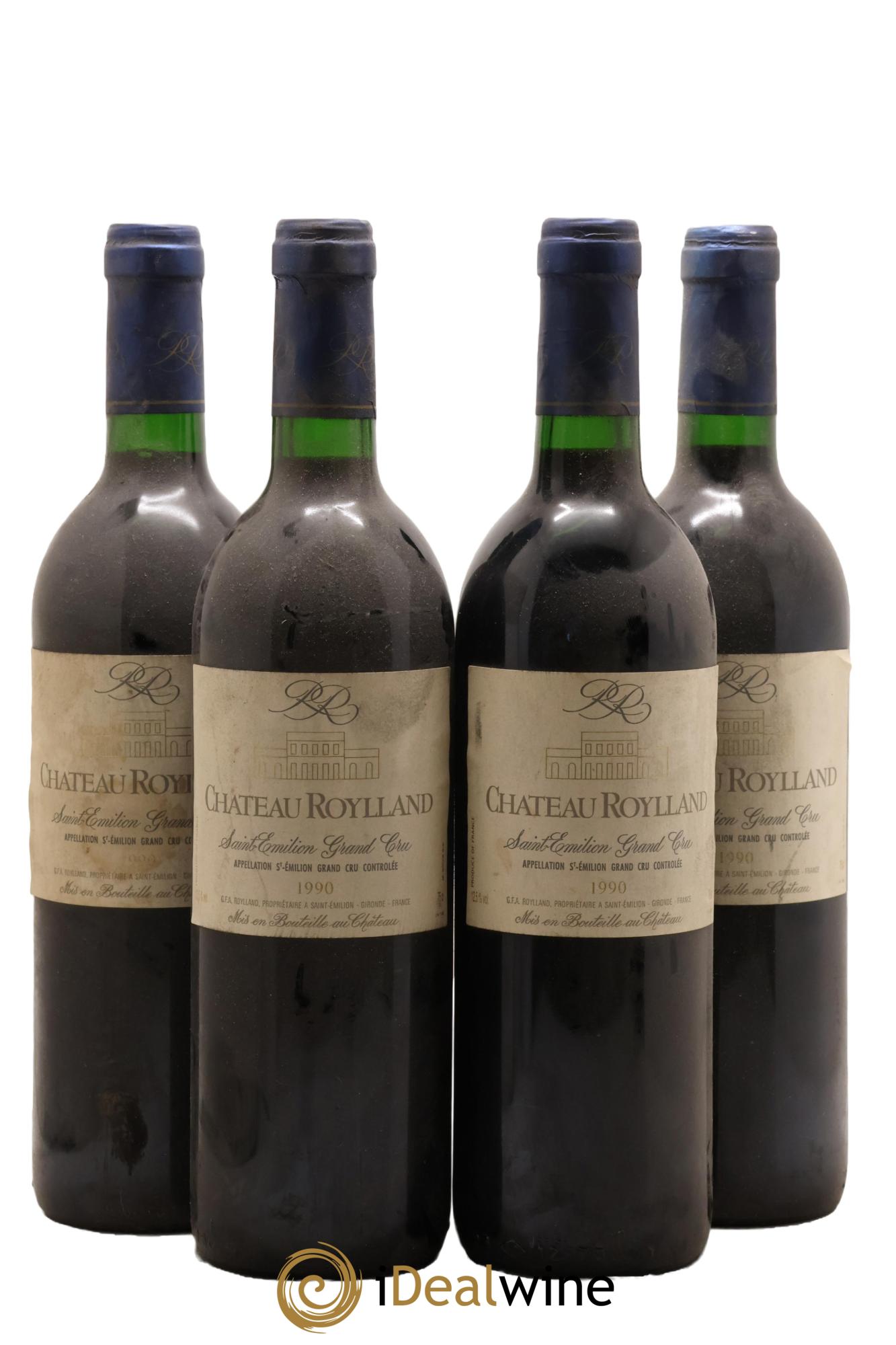 Château Roylland 1990 - Lot of 4 bottles - 0