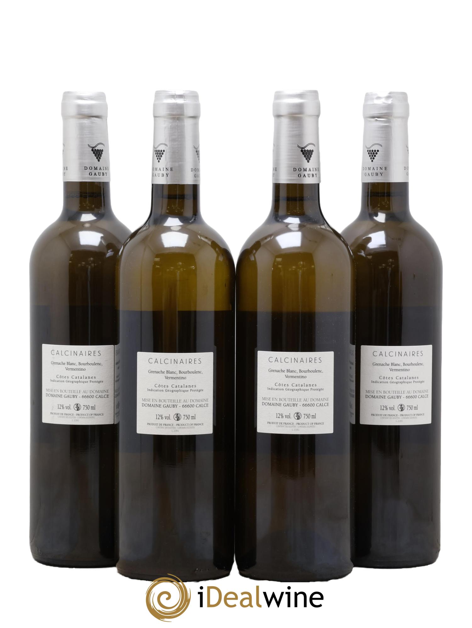 Côtes Catalanes Les Calcinaires Gauby (Domaine) 2022 - Lot de 4 bouteilles - 1