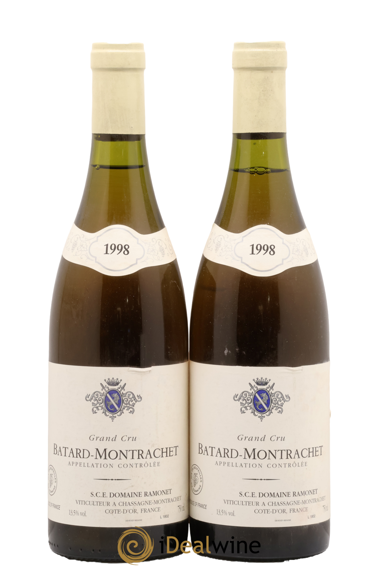 Bâtard-Montrachet Grand Cru Noël Ramonet 1998 - Lot of 2 bottles - 0