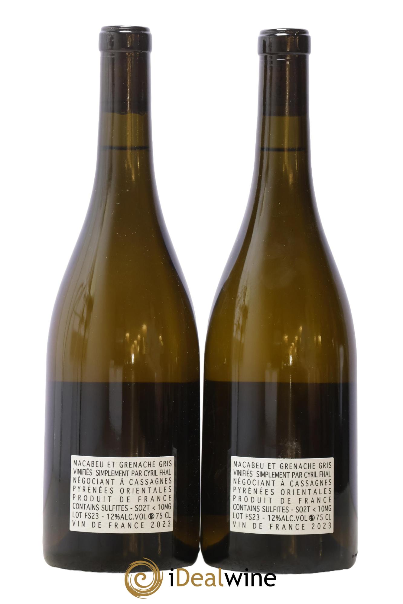 Vin de France Femme soleil Cyril Fhal 2023 - Lot de 2 bouteilles - 1