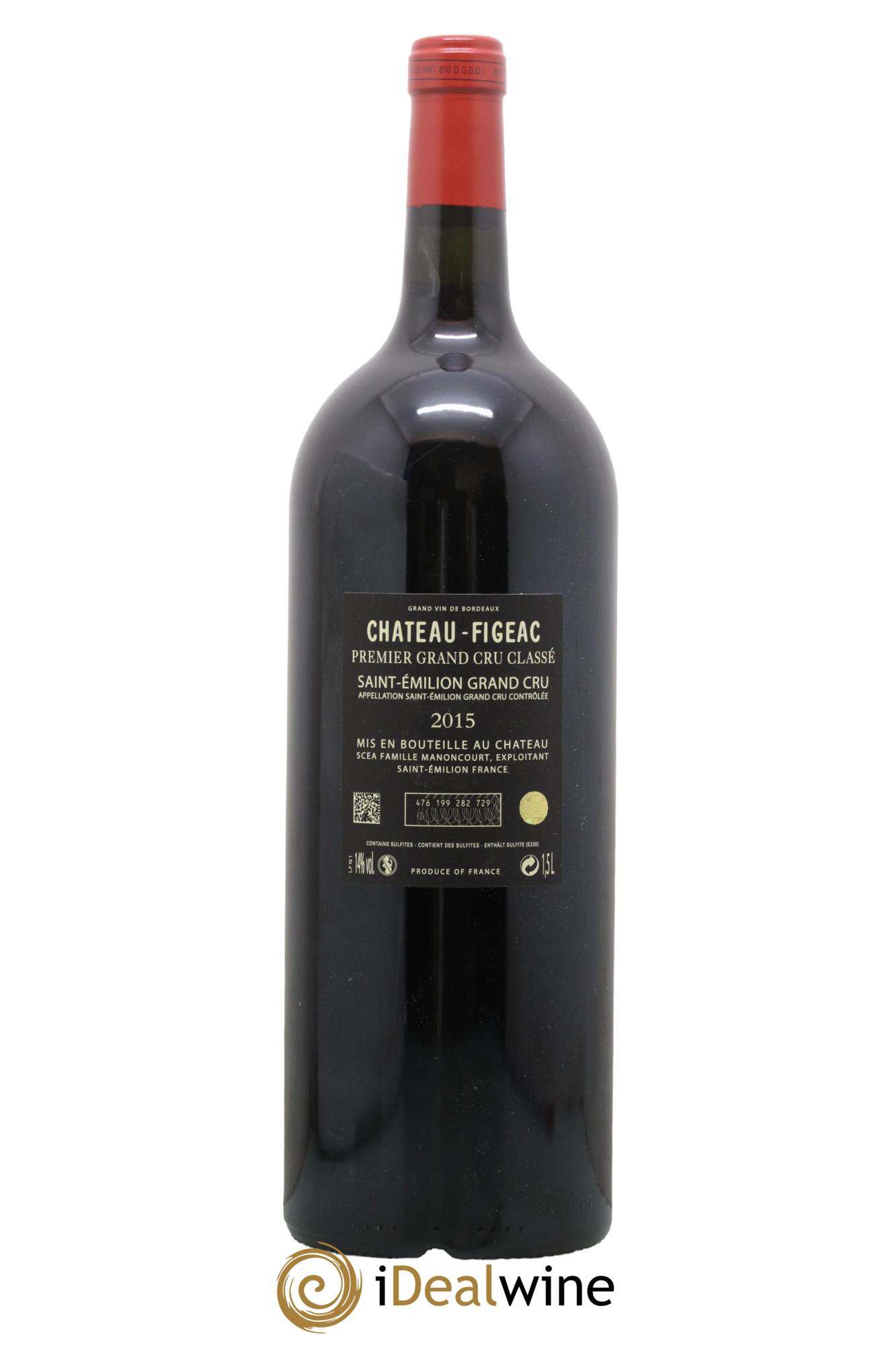 Château Figeac 1er Grand Cru Classé A 2015 - Lot de 1 magnum - 1
