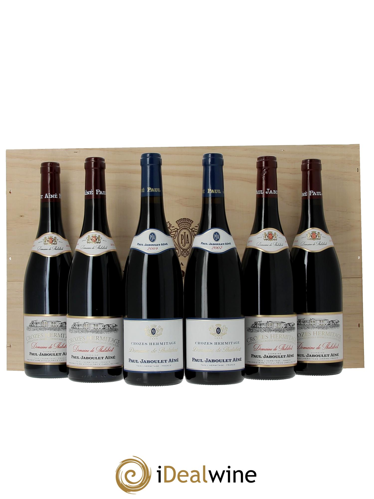 Crozes-Hermitage Caisse panachée Domaine de Thalabert Paul Jaboulet Ainé - Lot de 6 bouteilles - 0