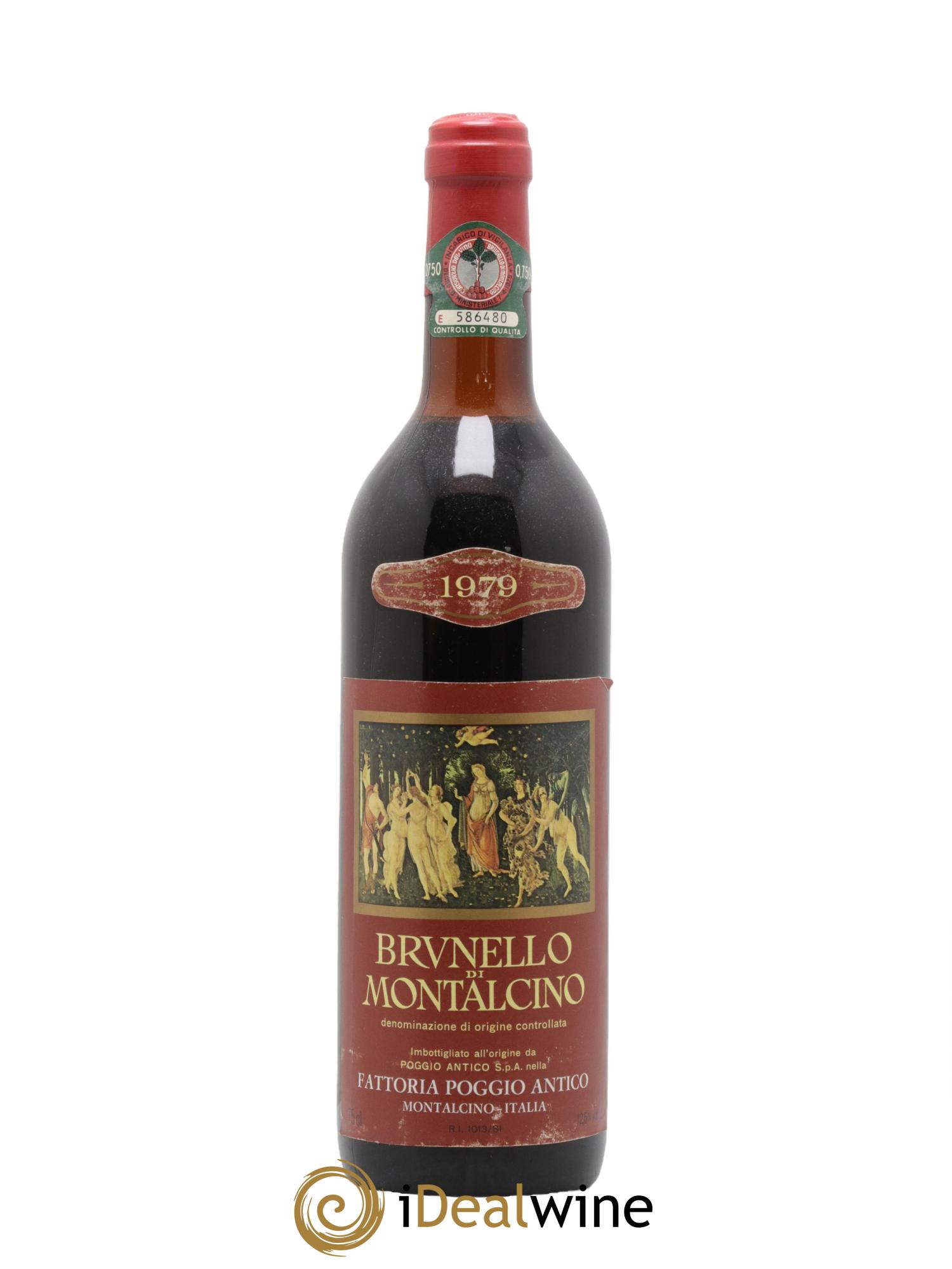 Brunello di Montalcino DOCG Poggio Antico 1979 - Lot de 1 bouteille - 0