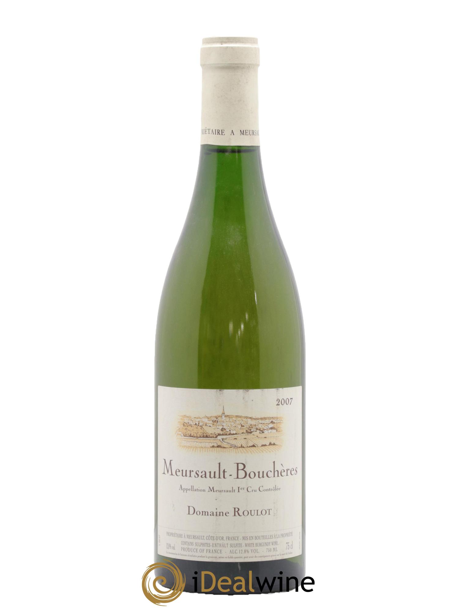 Meursault 1er Cru Les Bouchères Roulot (Domaine) 2007 - Lot de 1 bouteille - 0