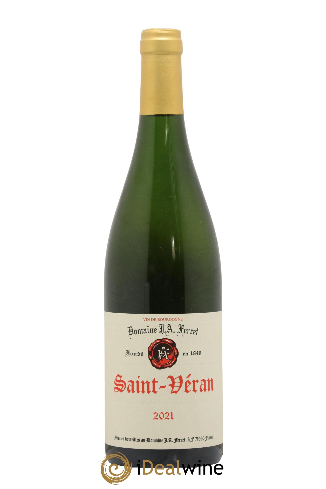 Saint-Véran J.A. Ferret (Domaine) 2021 - Lot de 1 bouteille - 0