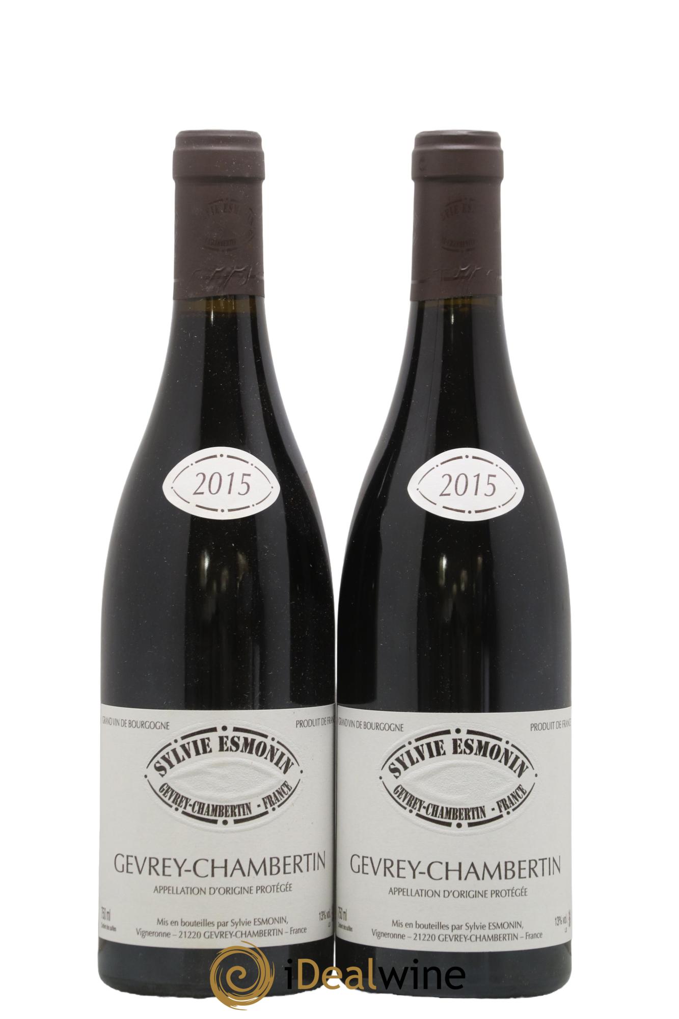 Gevrey-Chambertin Sylvie Esmonin 2015 - Lot de 2 bouteilles - 0