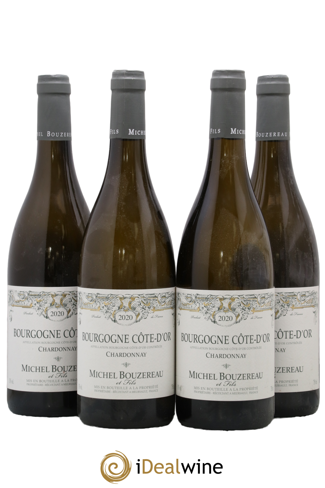Bourgogne Côte-d'Or Michel Bouzereau et Fils (Domaine) 2020 - Lot de 4 bouteilles - 0