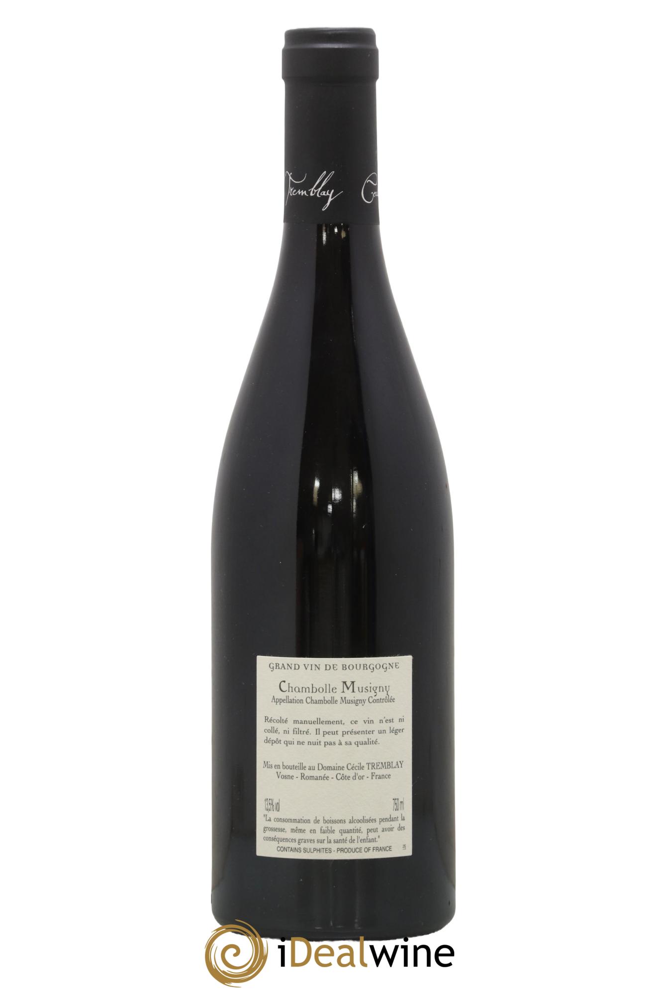 Chambolle-Musigny Les Cabottes Cécile Tremblay 2019 - Lot de 1 bouteille - 1