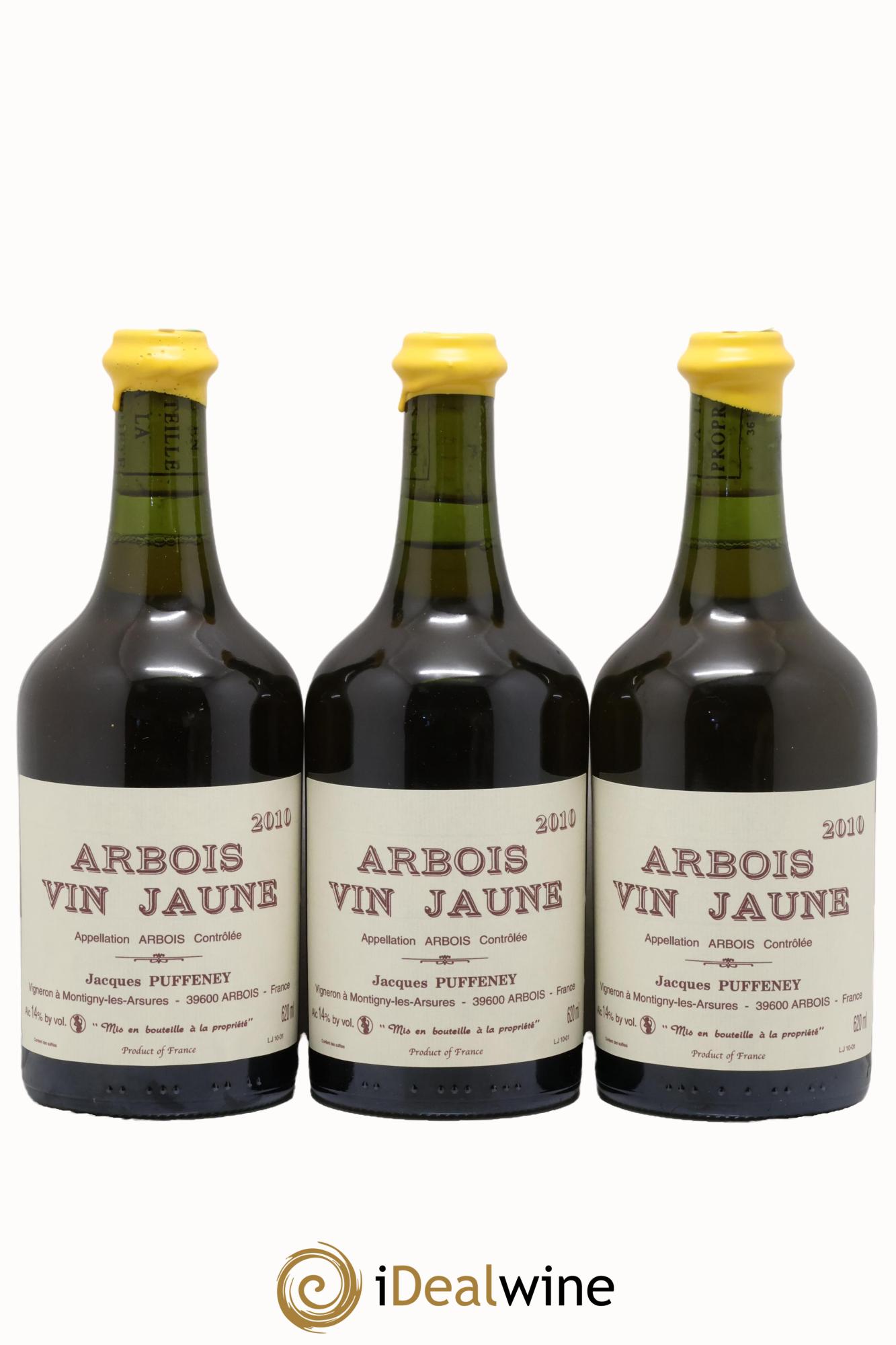 Arbois Vin Jaune Jacques Puffeney 2010 - Lot of 3 Clavelins - 0