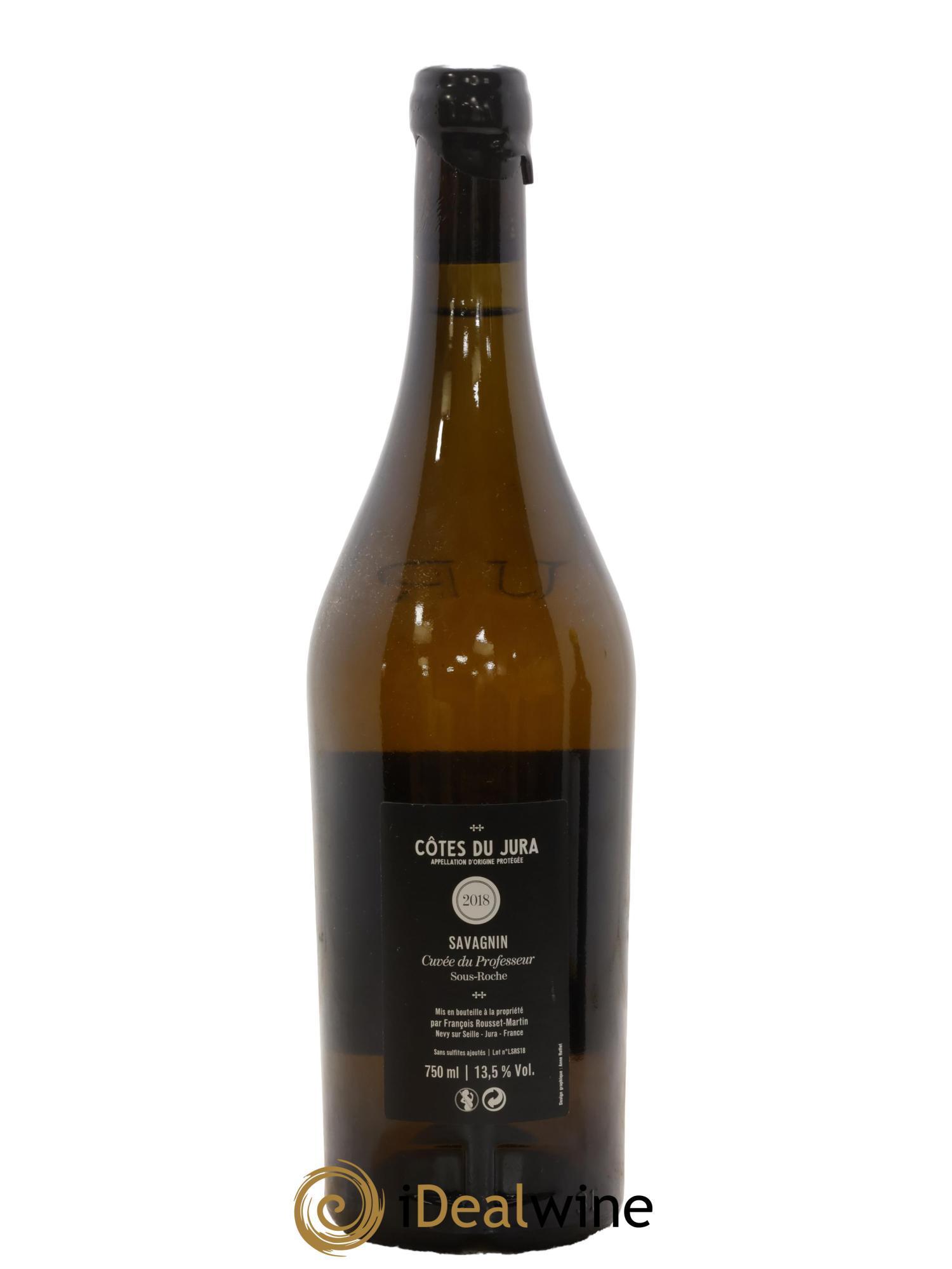Côtes du Jura Savagnin Cuvée du Professeur François Rousset Martin 2018 - Lot of 1 bottle - 1
