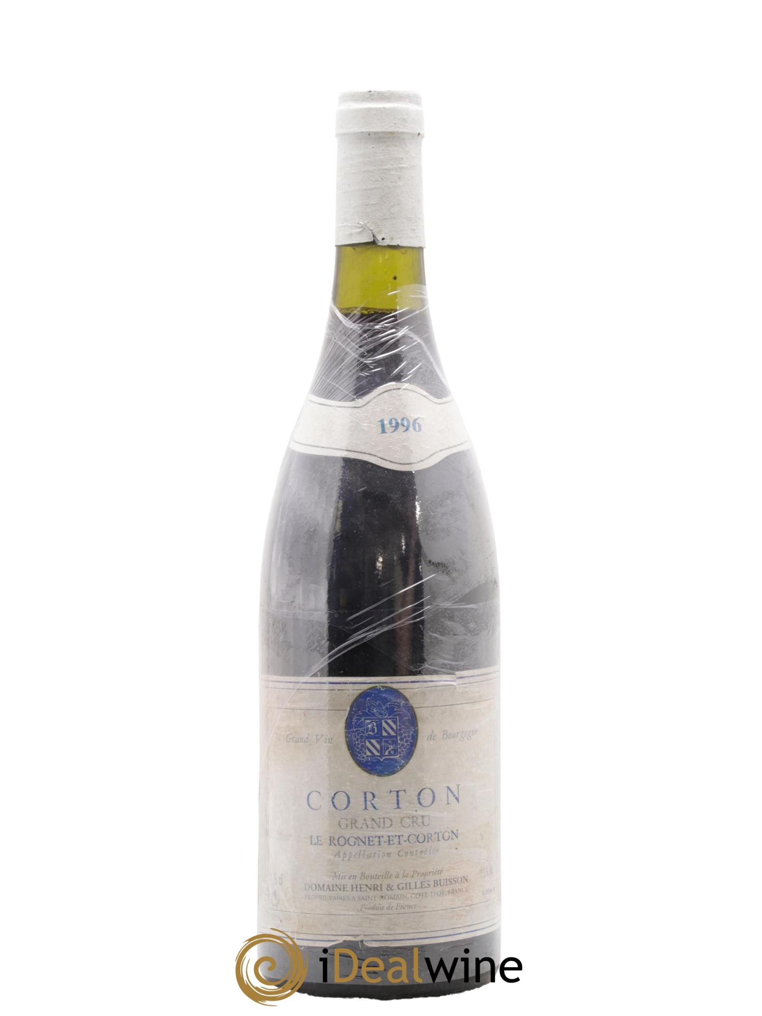 Corton Grand Cru Le Rognet-et-Corton Henri et Gilles Buisson (Domaine) 1996 - Lot de 1 bouteille - 0
