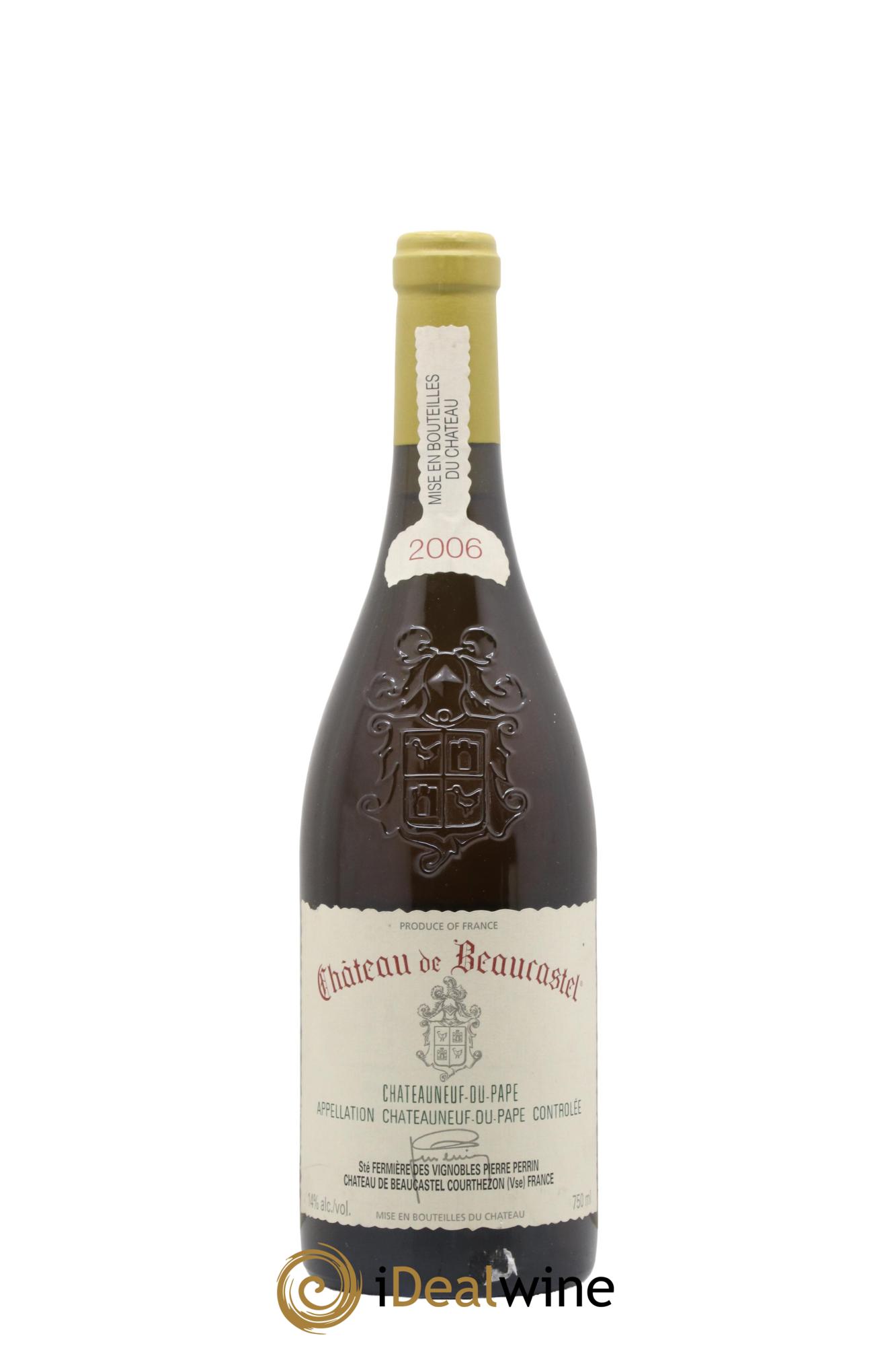 Châteauneuf-du-Pape Château de Beaucastel Famille Perrin 2006 - Lot of 1 bottle - 0