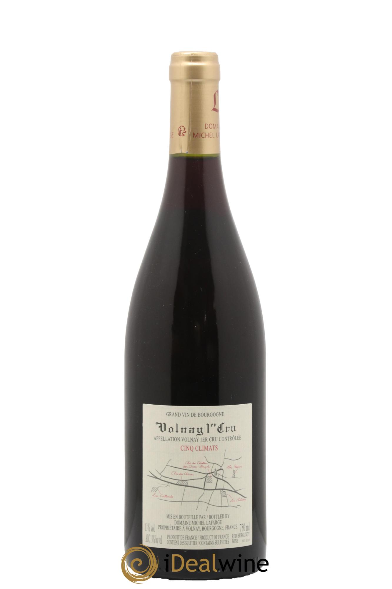 Volnay 1er Cru Cinq Climats Lafarge (Domaine) 2021 - Lot of 1 bottle - 1