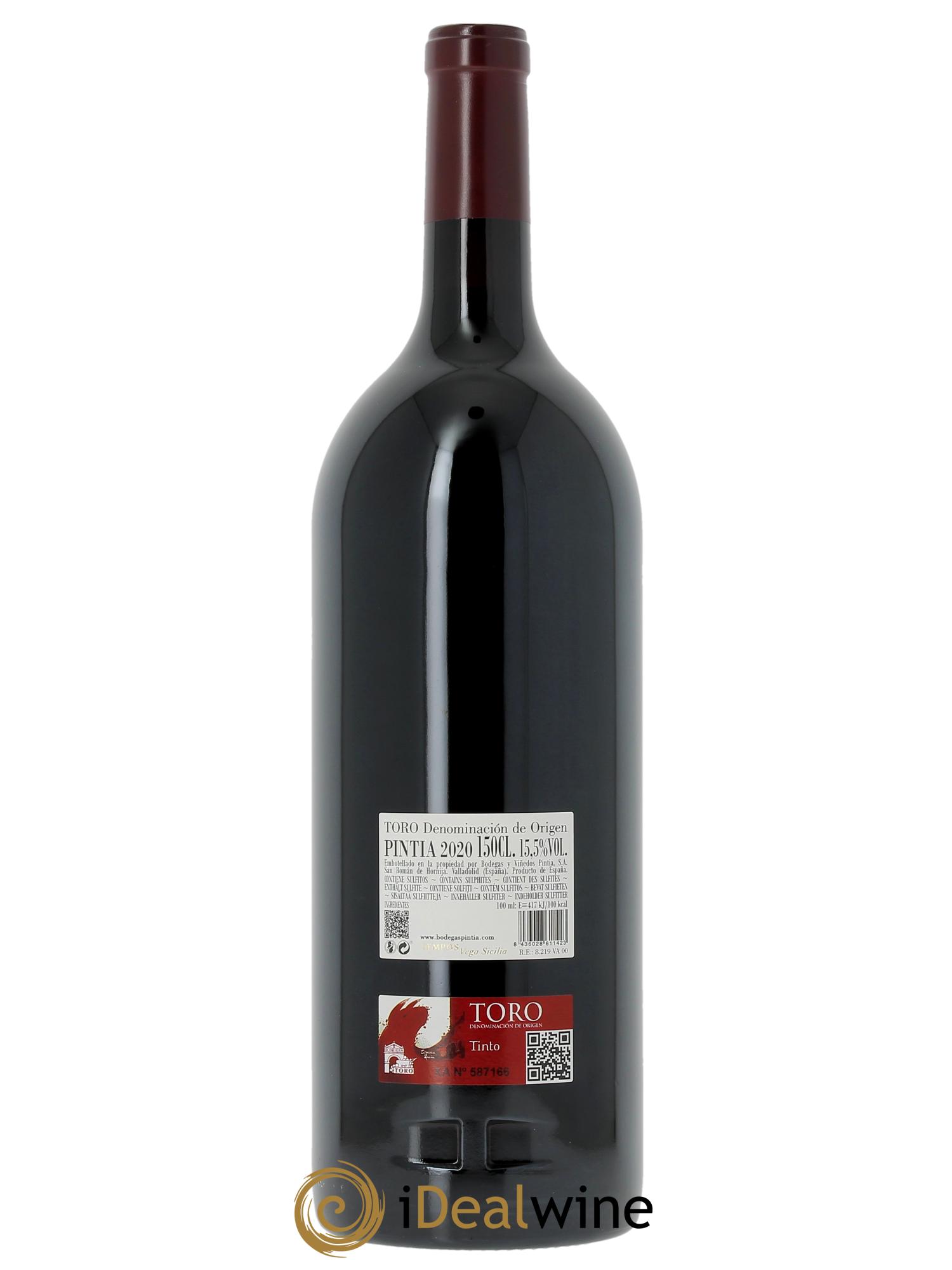 Toro DO Vega Sicilia Pintia Famille Alvarez  2020 - Posten von 1 Magnum - 2