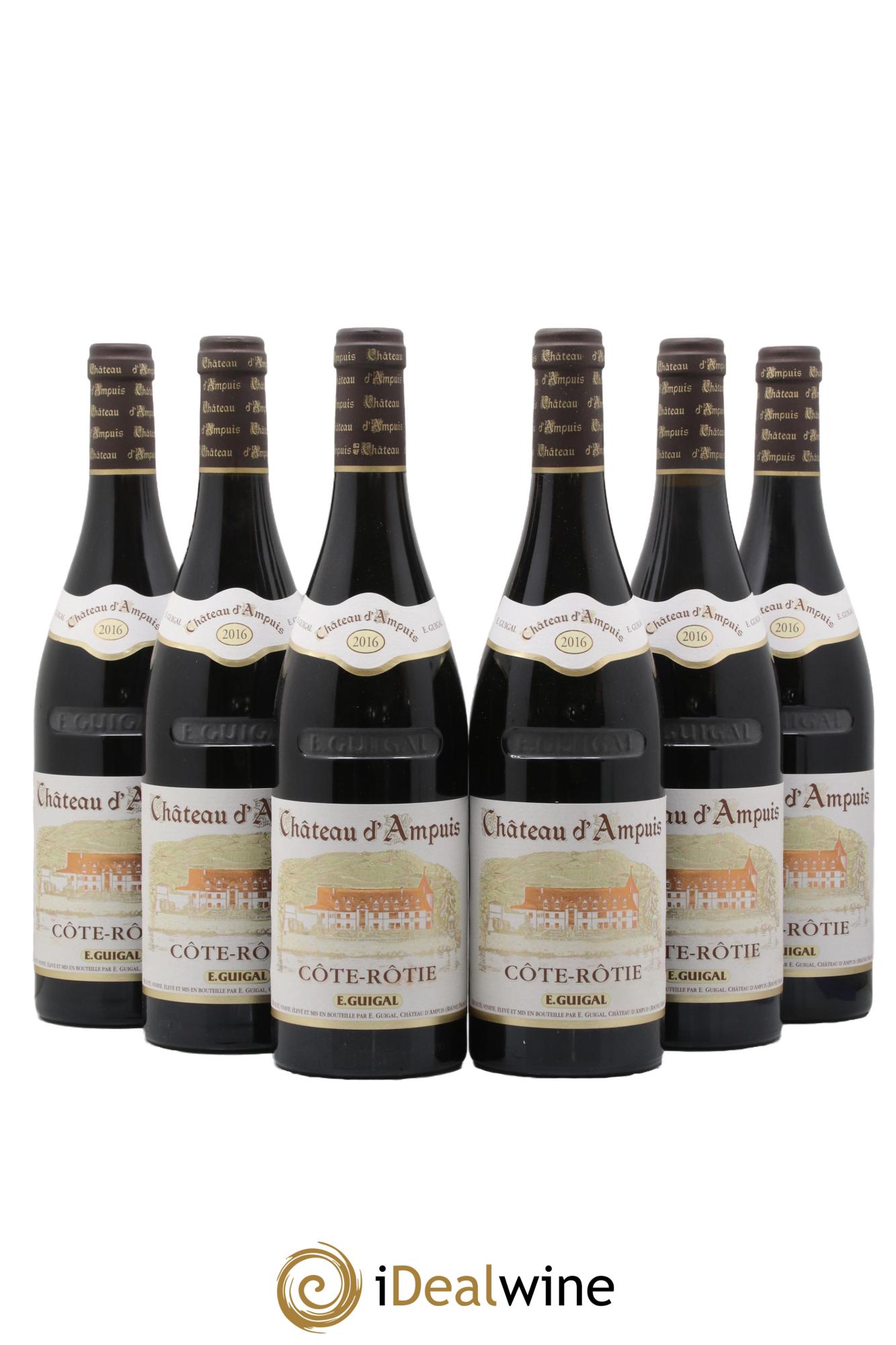 Côte-Rôtie Château d'Ampuis Guigal 2016 - Lot de 6 bouteilles - 0