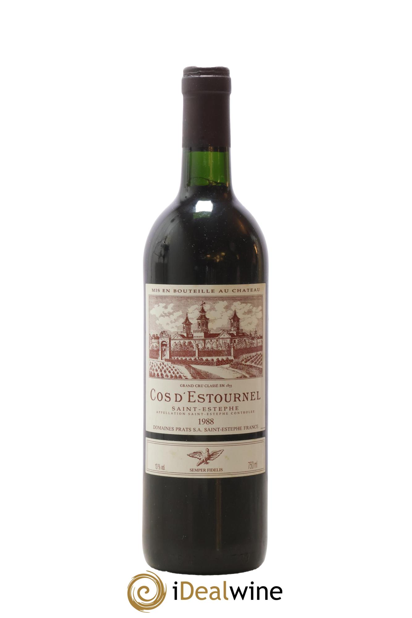 Cos d'Estournel 2ème Grand Cru Classé 1988 - Lot de 1 bouteille - 0