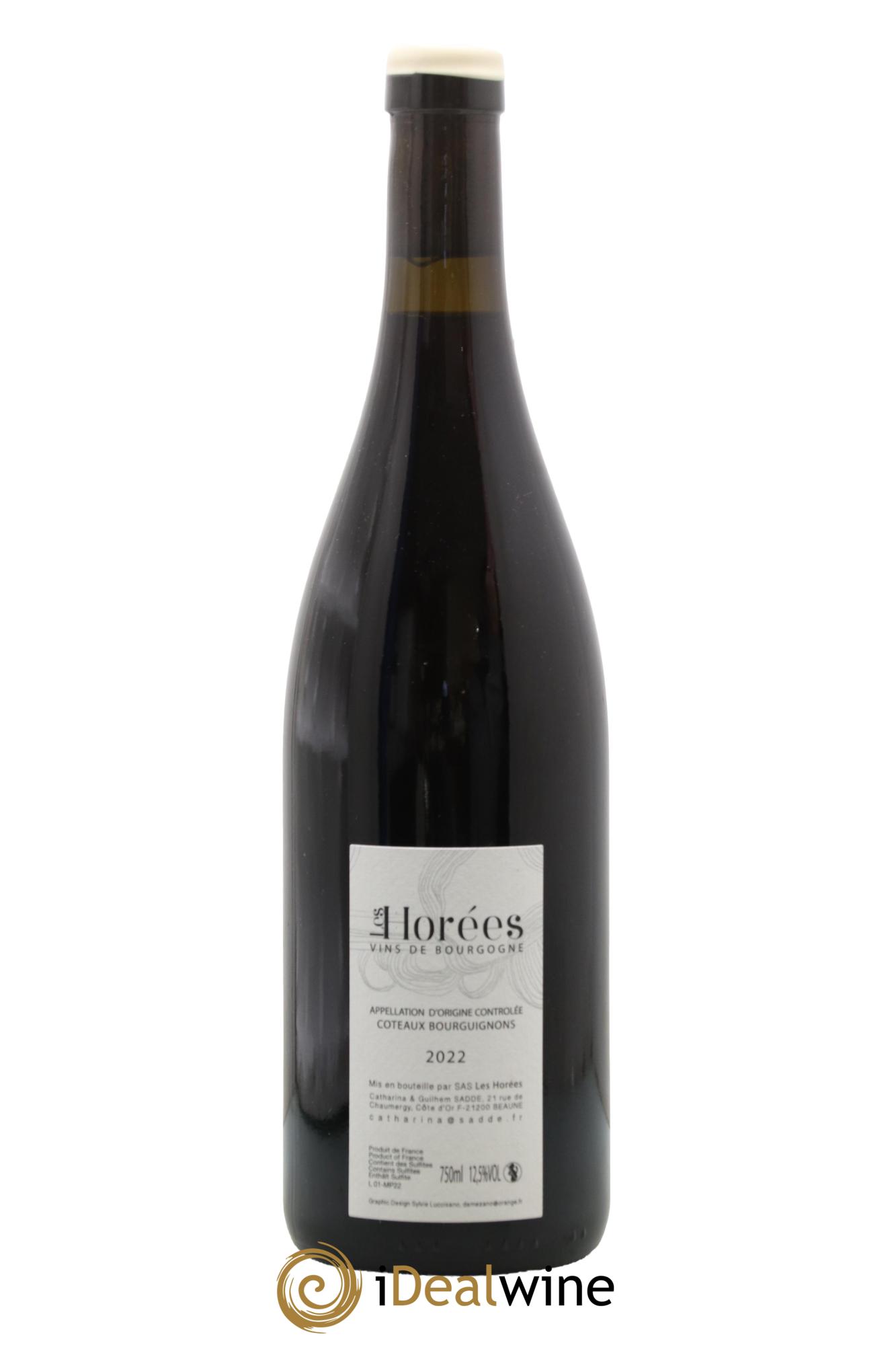 Coteaux Bourguignons Mon Poulain Les Horées 2022 - Lot de 1 bouteille - 1