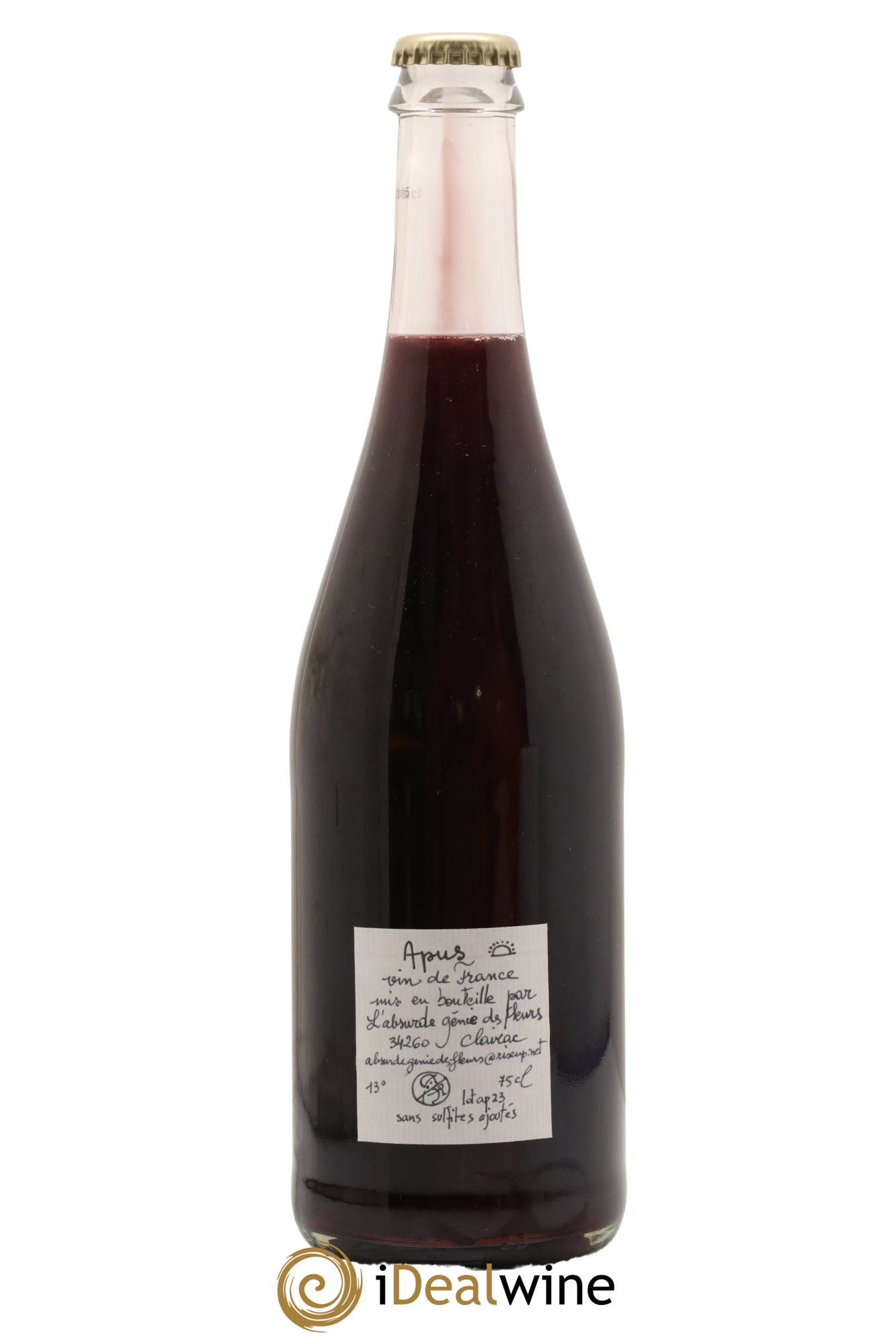 Vin de France Apnus L'absurde génie des Fleurs 2023 - Lot de 1 bouteille - 1