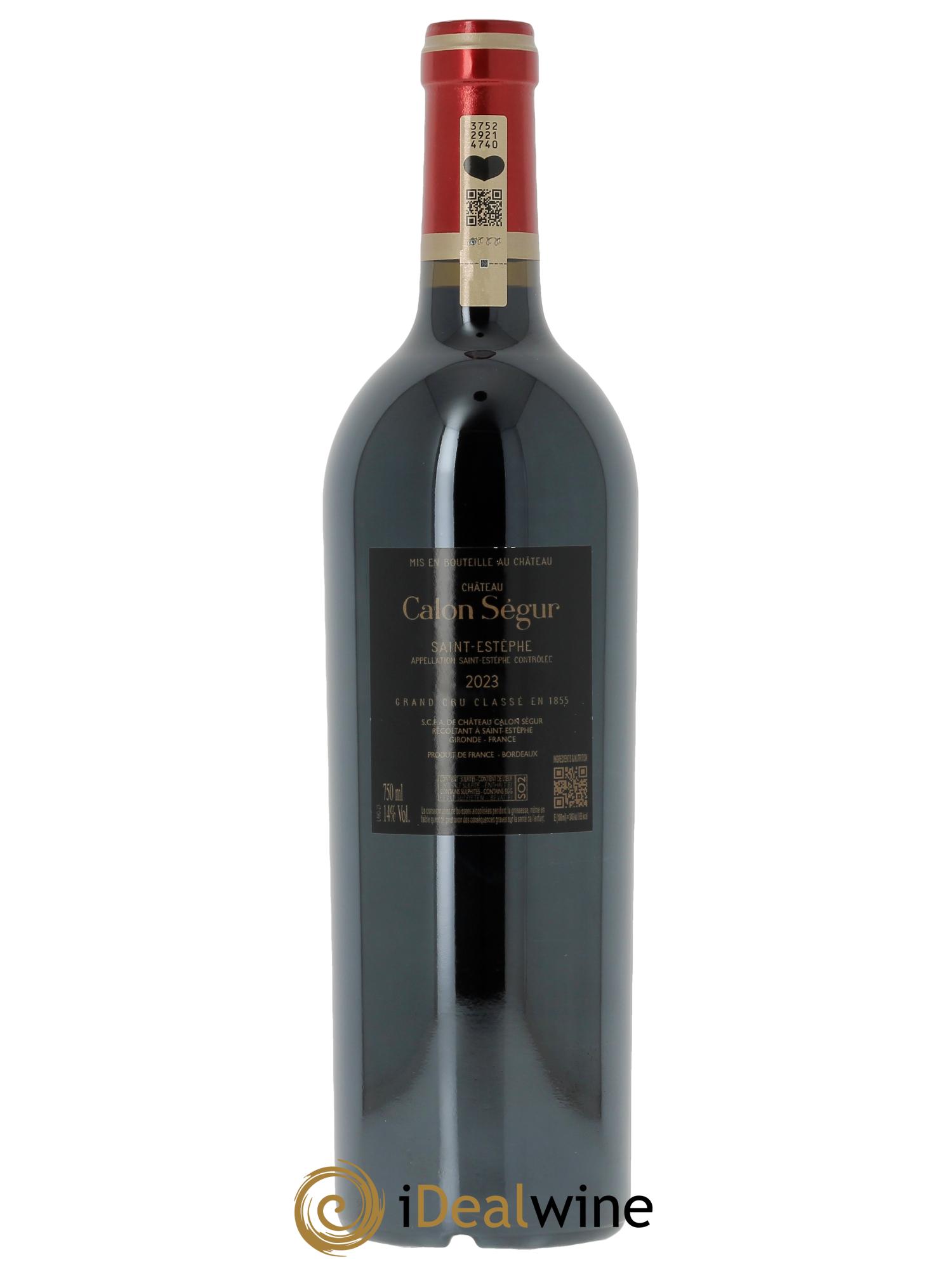 Château Calon Ségur 3ème Grand Cru Classé (OWC if 3 bts) 2023 - Lot of 1 bottle - 1