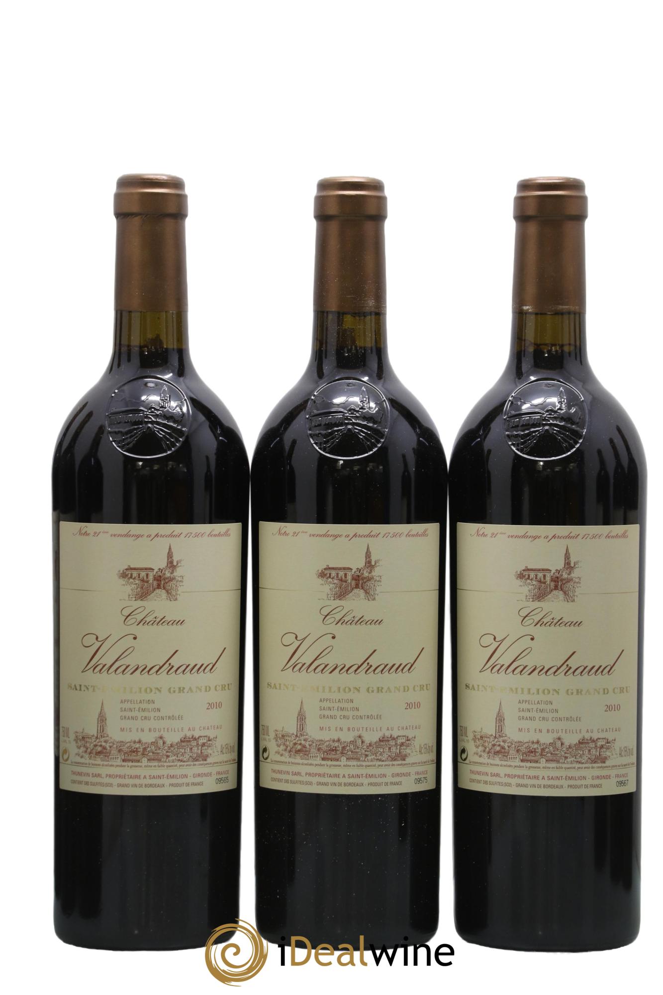 Château de Valandraud 1er Grand Cru Classé B depuis 2012 2010 - Lot of 12 bottles - 3