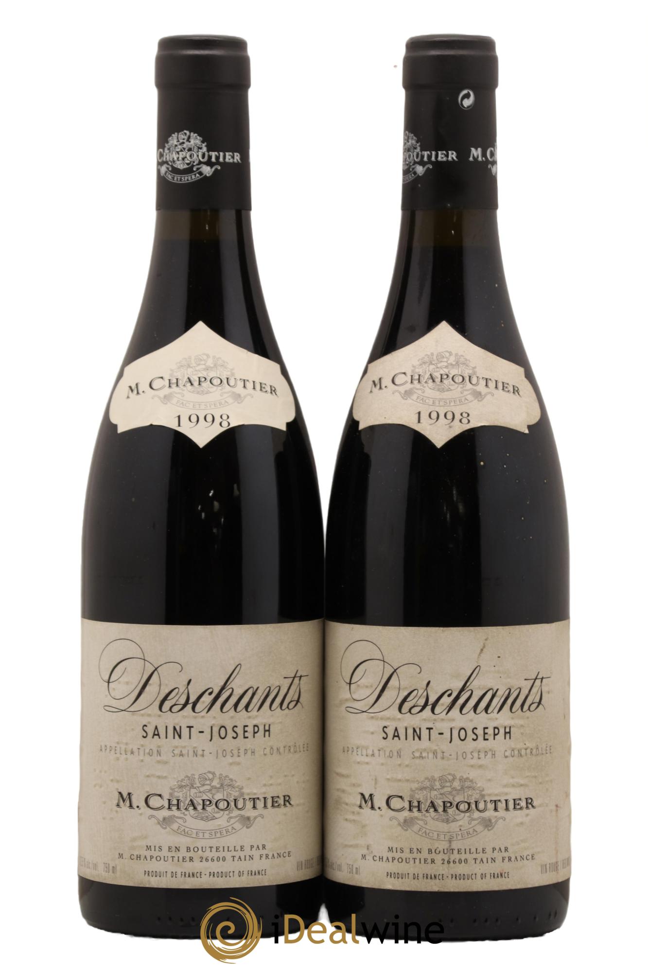 Saint-Joseph Deschants Chapoutier 1998 - Lot de 2 bouteilles - 0