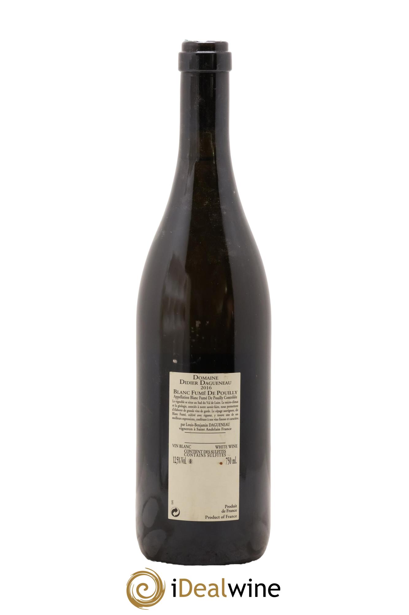 Pouilly-Fumé Buisson Renard Dagueneau (Domaine Didier - Louis-Benjamin) 2016 - Lotto di 1 bottiglia - 1