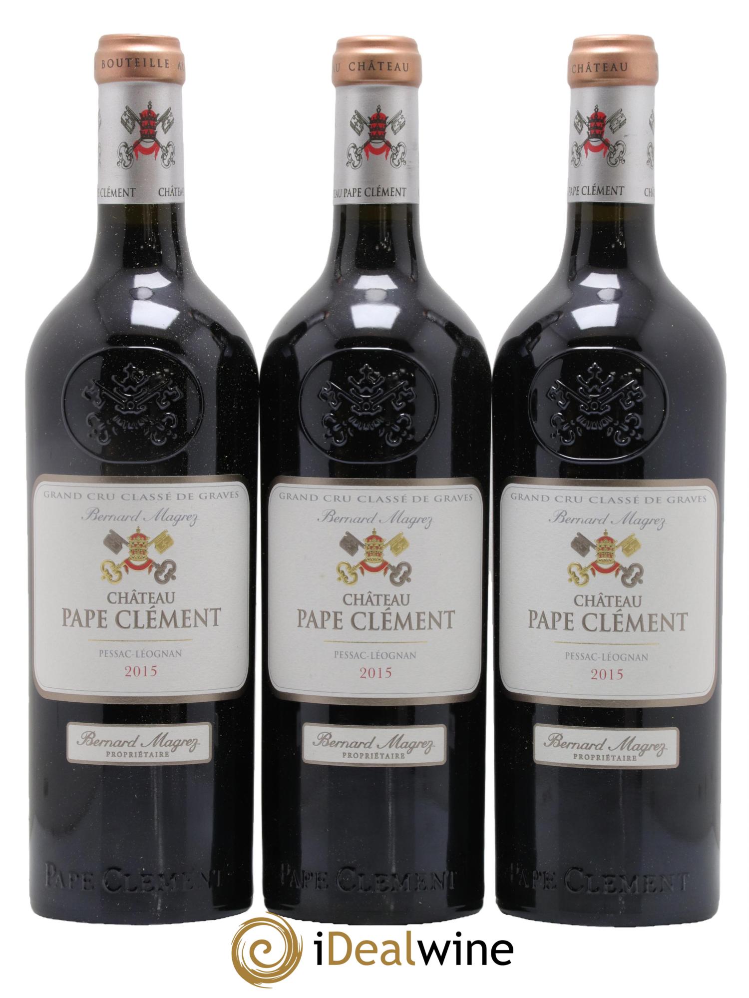 Château Pape Clément Cru Classé de Graves 2015 - Lot de 6 bouteilles - 1