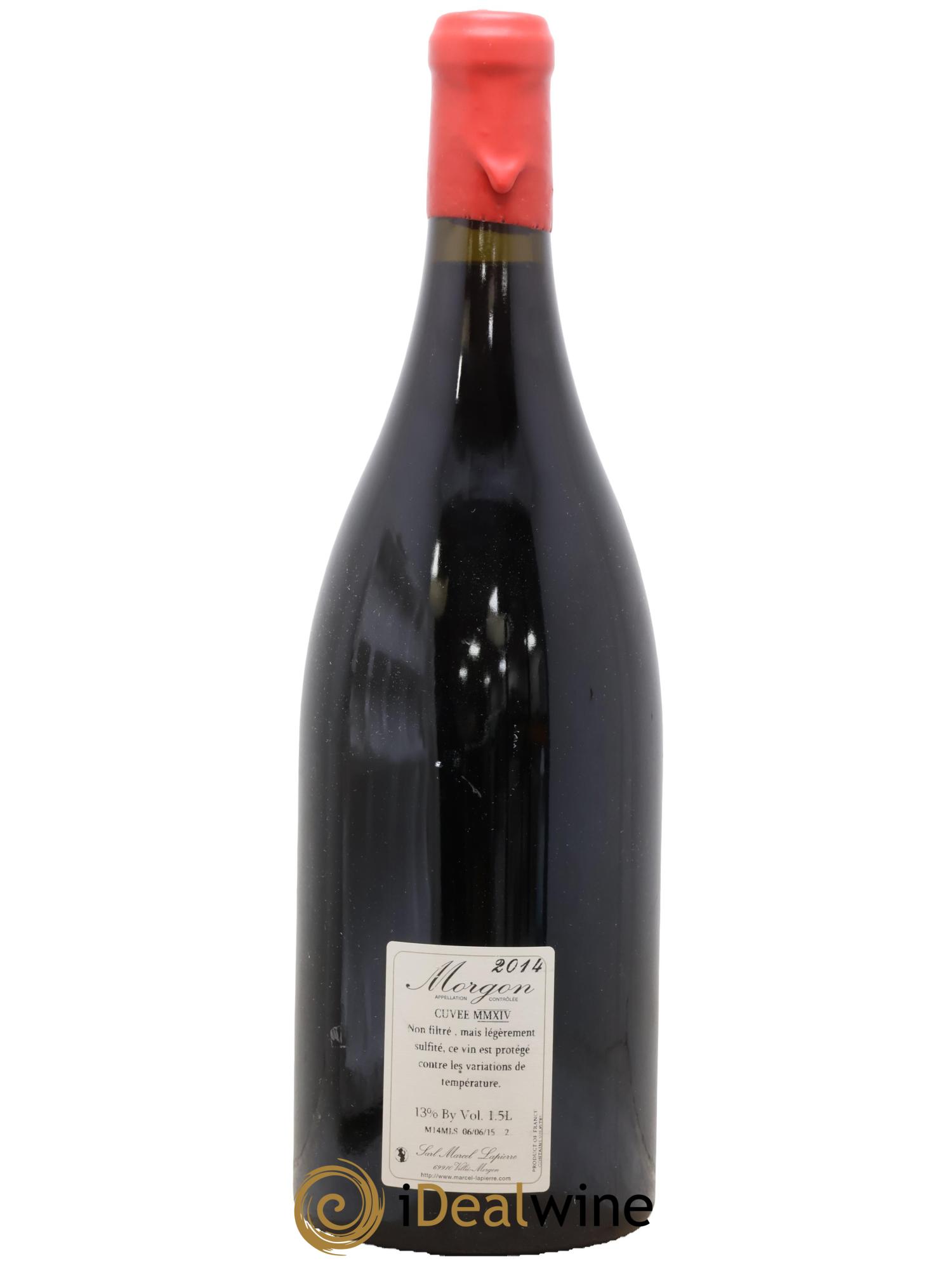 Morgon Cuvée Marcel Lapierre Marcel Lapierre (Domaine) 2014 - Lot of 1 magnum - 1