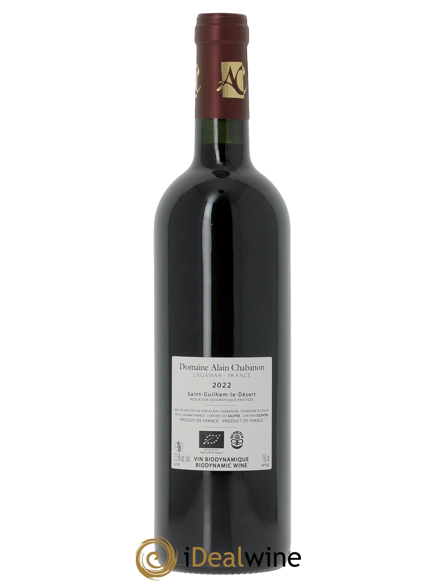 Saint-Guilhem-le-Désert (anciennement IGP Pays d'Oc) Alain Chabanon (Domaine) Le Petit Merle aux Alouettes 2022 - Lotto di 1 bottiglia - 1