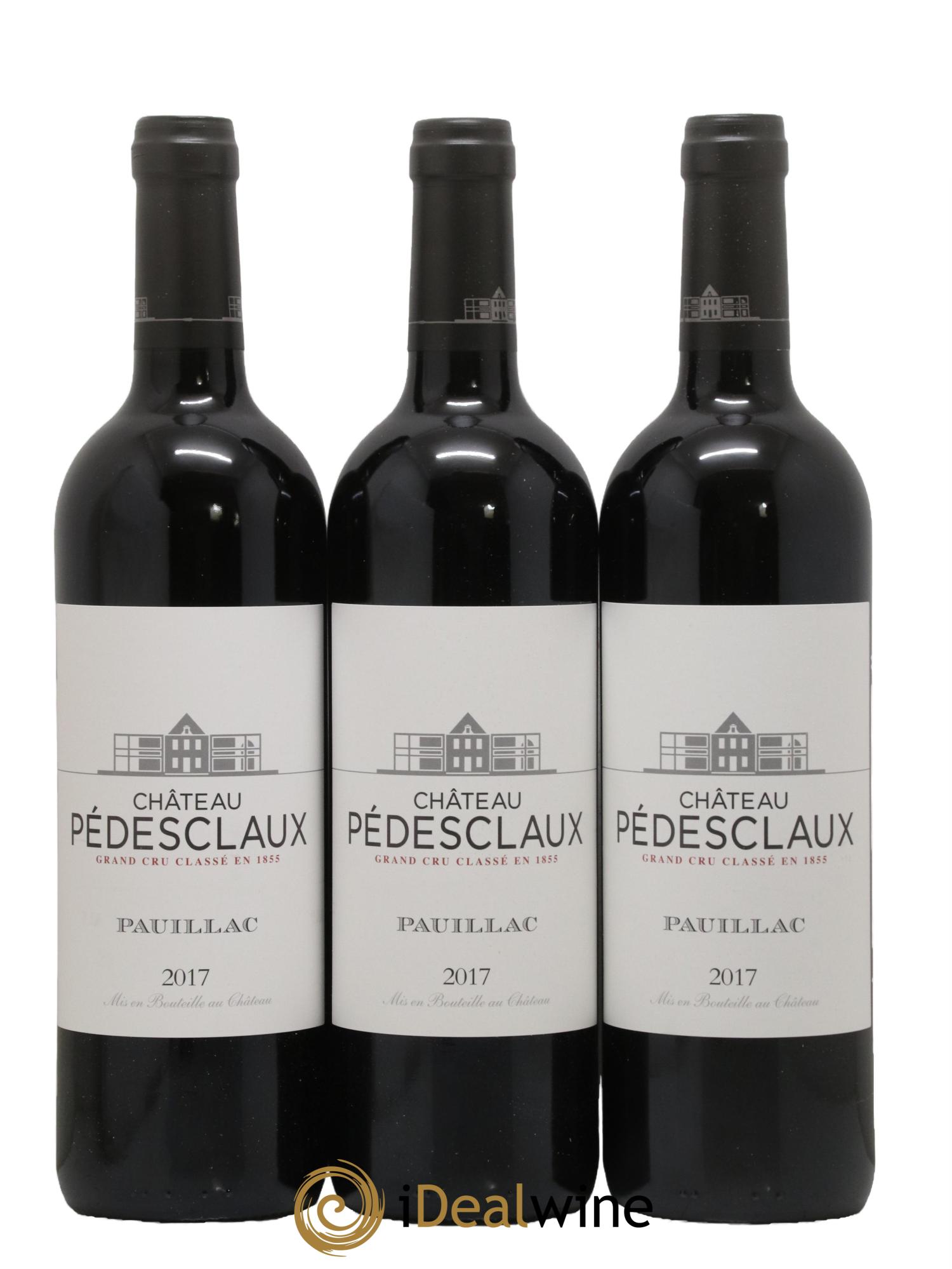 Château Pedesclaux 5ème Grand Cru Classé 2017 - Lot de 3 bouteilles - 0