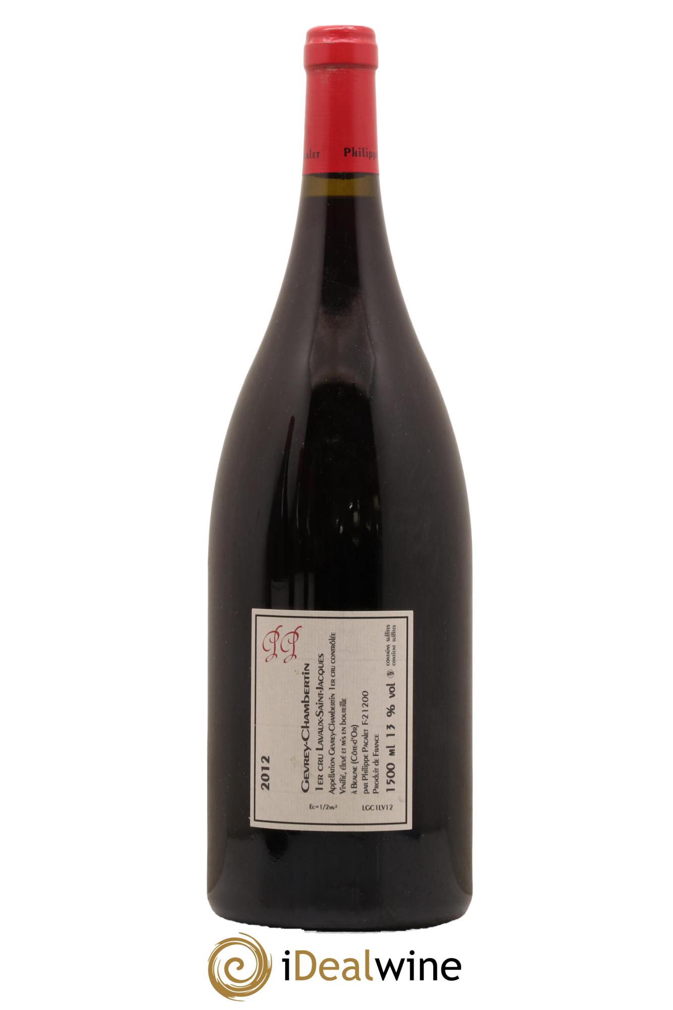 Gevrey-Chambertin 1er Cru Lavaux Saint-Jacques Philippe Pacalet 2012 - Lot de 1 magnum - 1
