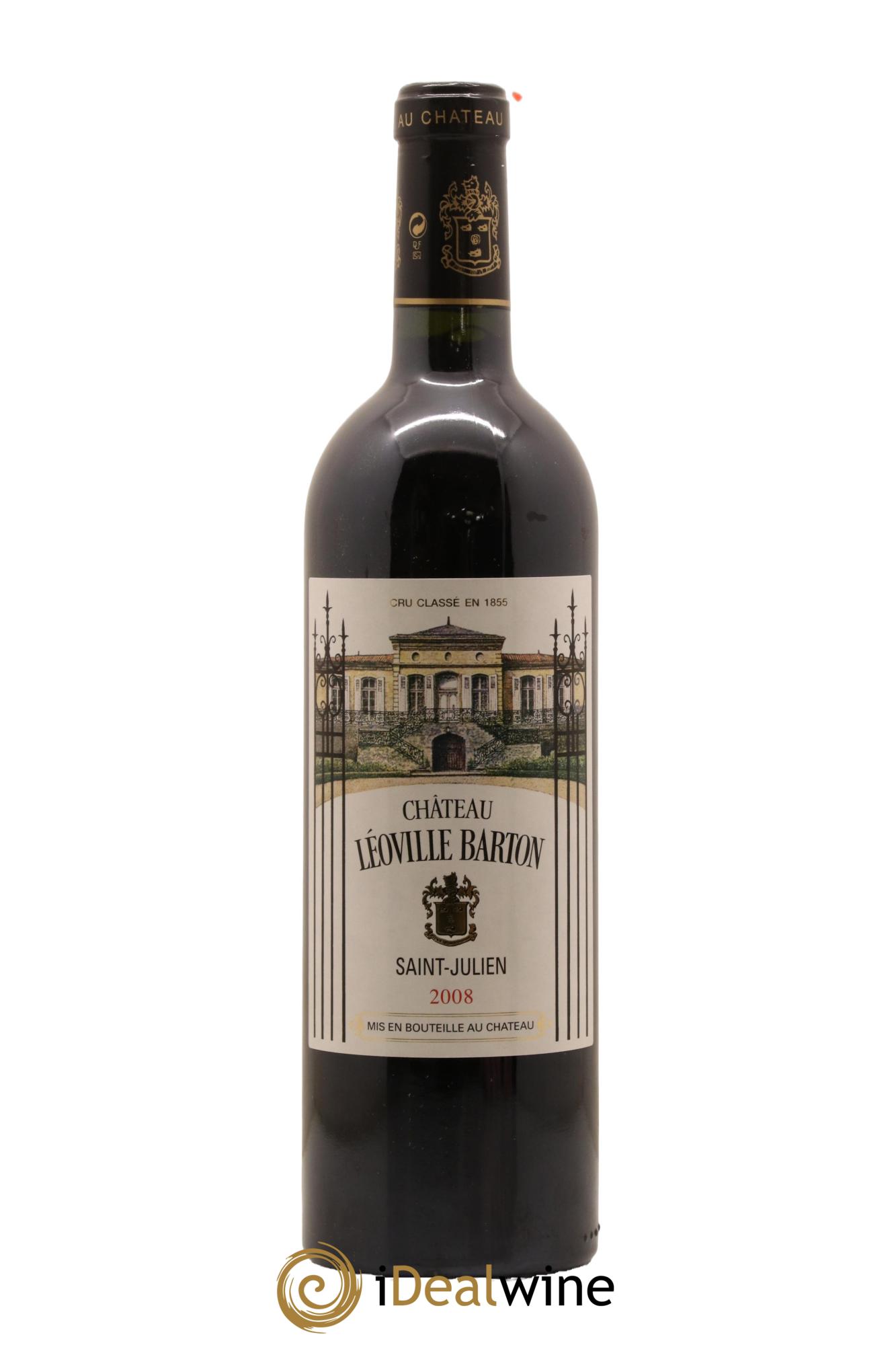 Château Léoville Barton 2ème Grand Cru Classé 2008 - Lot de 1 bouteille - 0