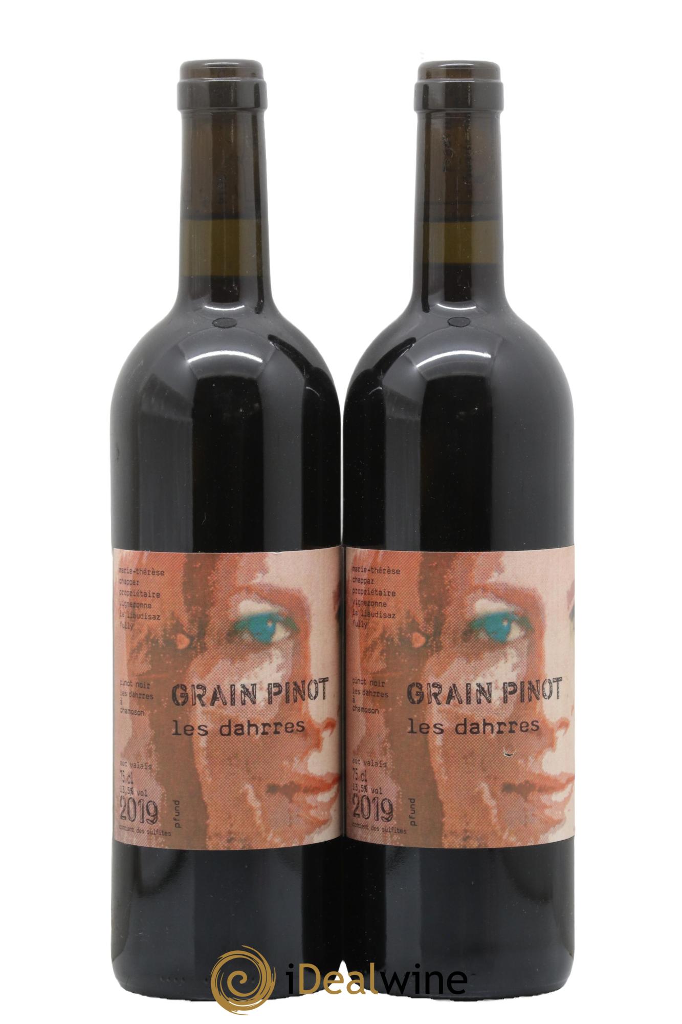 Valais Marie-Thérèse Chappaz Grain Pinot Les Dahrres 2019 - Posten von 2 Flaschen - 0