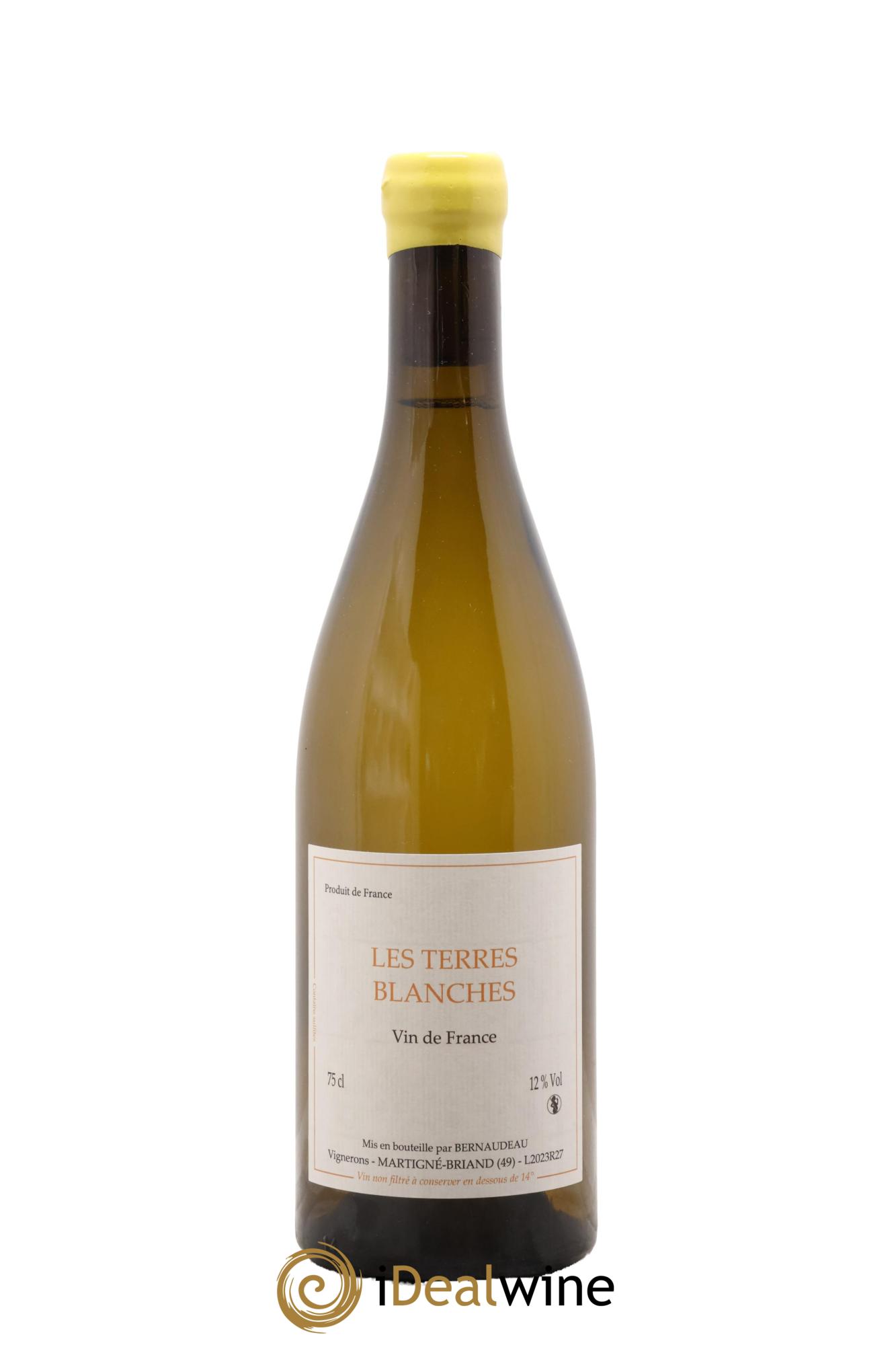 Vin de France Les Terres Blanches Stéphane Bernaudeau 2023 - Lot of 1 bottle - 0