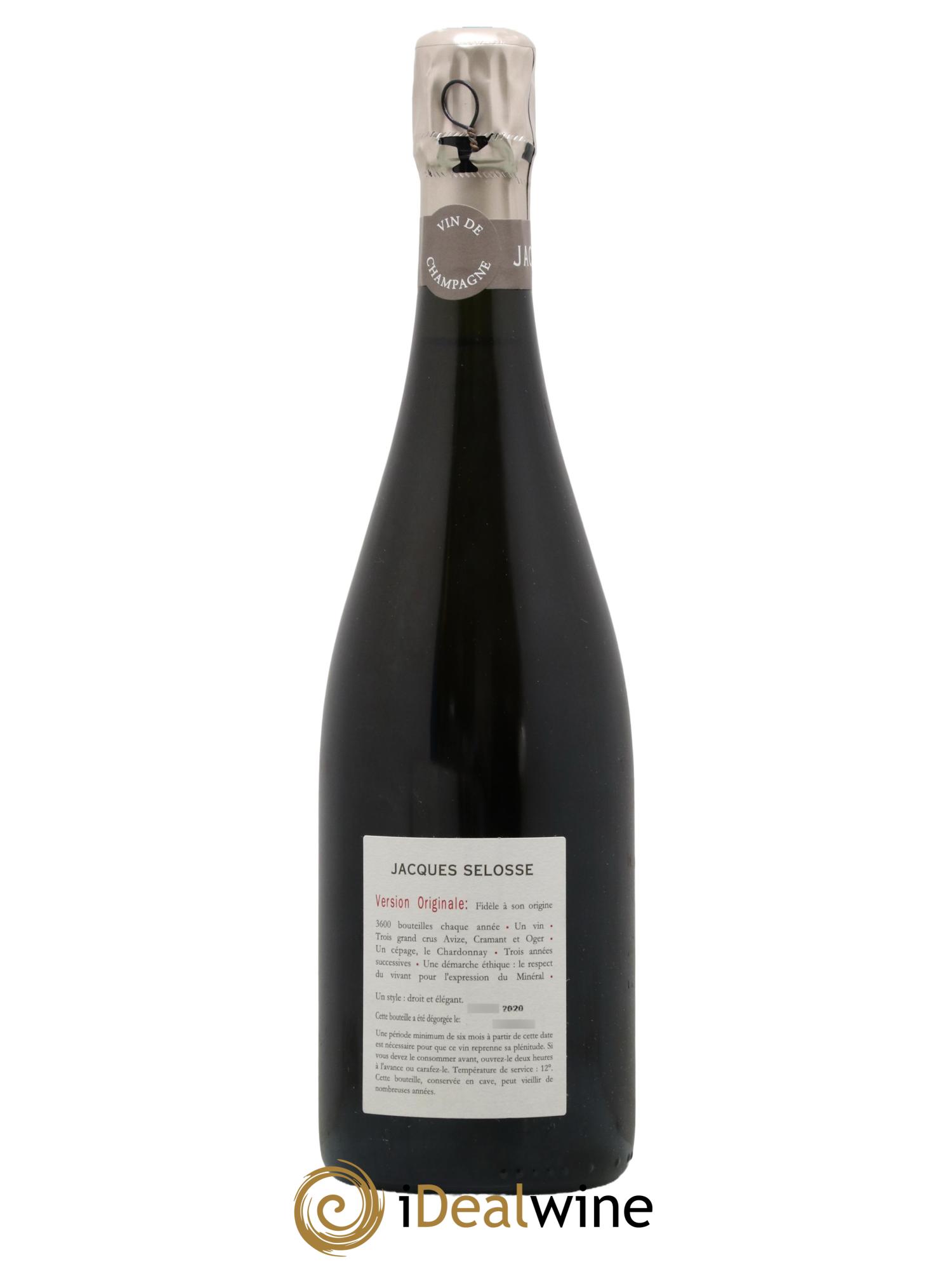 Version Originale Jacques Selosse - Lot de 1 bouteille - 1