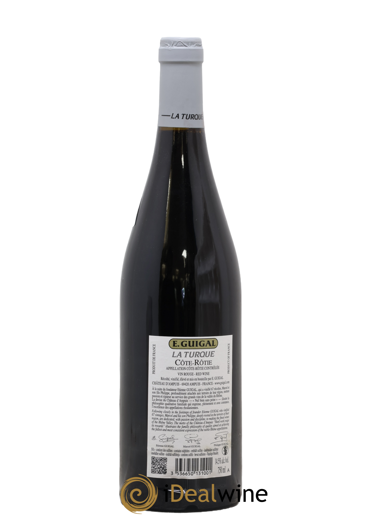 Côte-Rôtie Guigal Trilogie La Turque - La Landonne - La Mouline 2019 - Lot de 3 bouteilles - 6