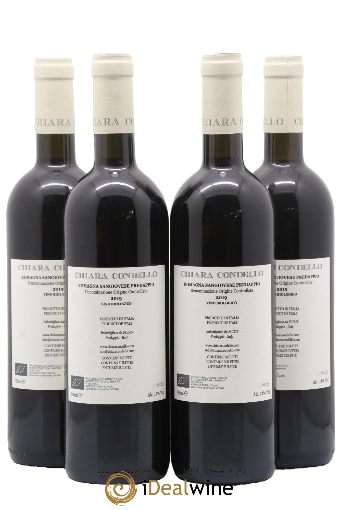 Sangiovese di Romagna Predappio DOC Chiara Condello 2019 - Posten von 4 Flaschen - 1