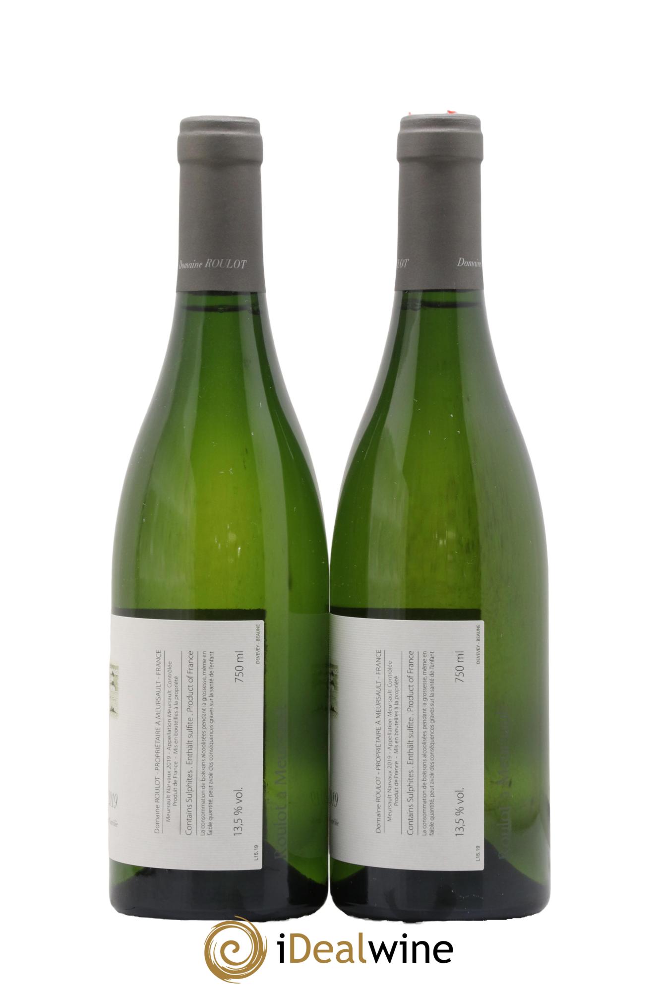 Meursault Les Narvaux Roulot (Domaine) 2019 - Lot de 2 bouteilles - 1