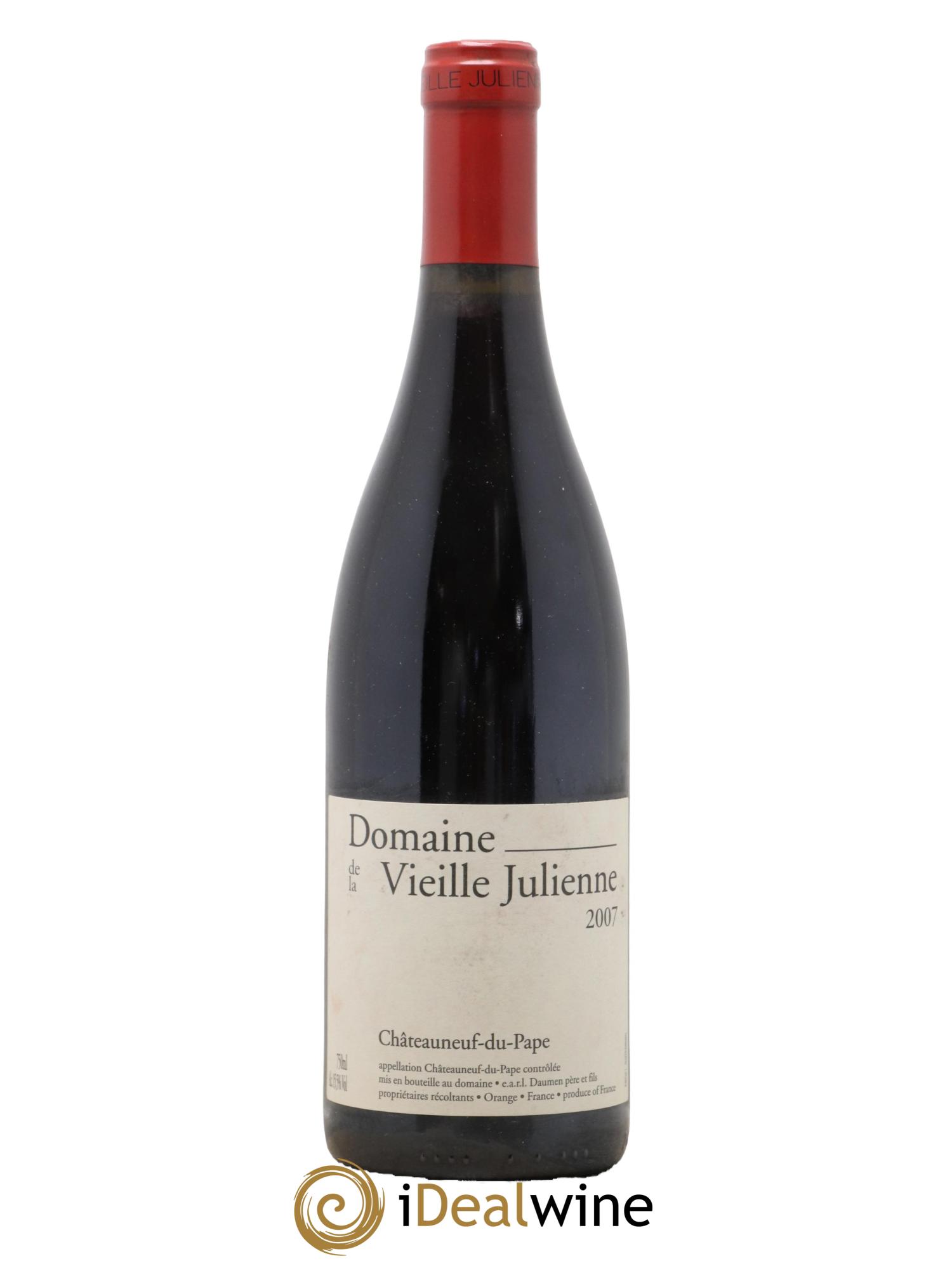 Châteauneuf-du-Pape Vieille Julienne (Domaine de la) Jean-Paul Daumen 2007 - Lot de 1 bouteille - 0